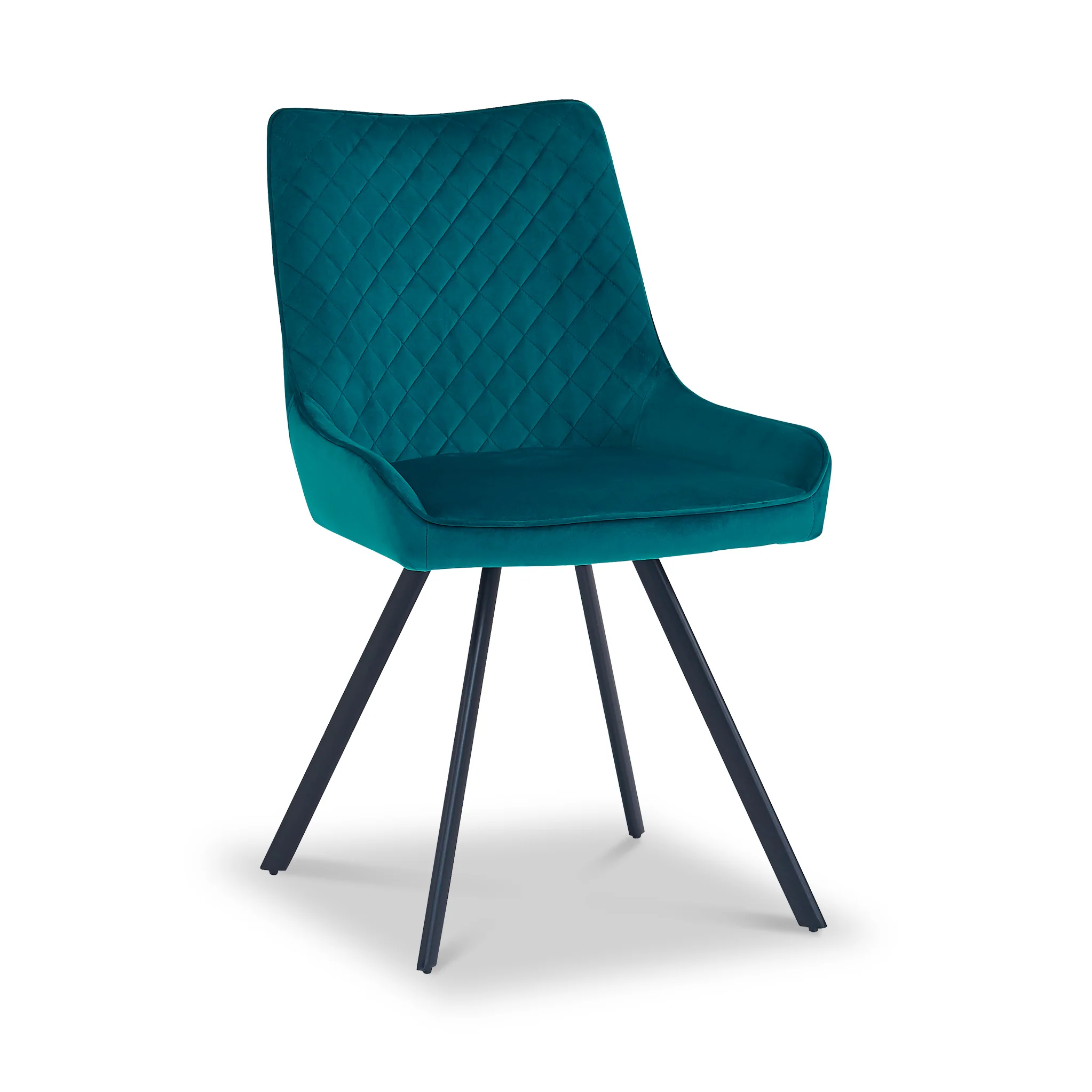 Sharynn Velvet Quilted Dining Chair - Image 6