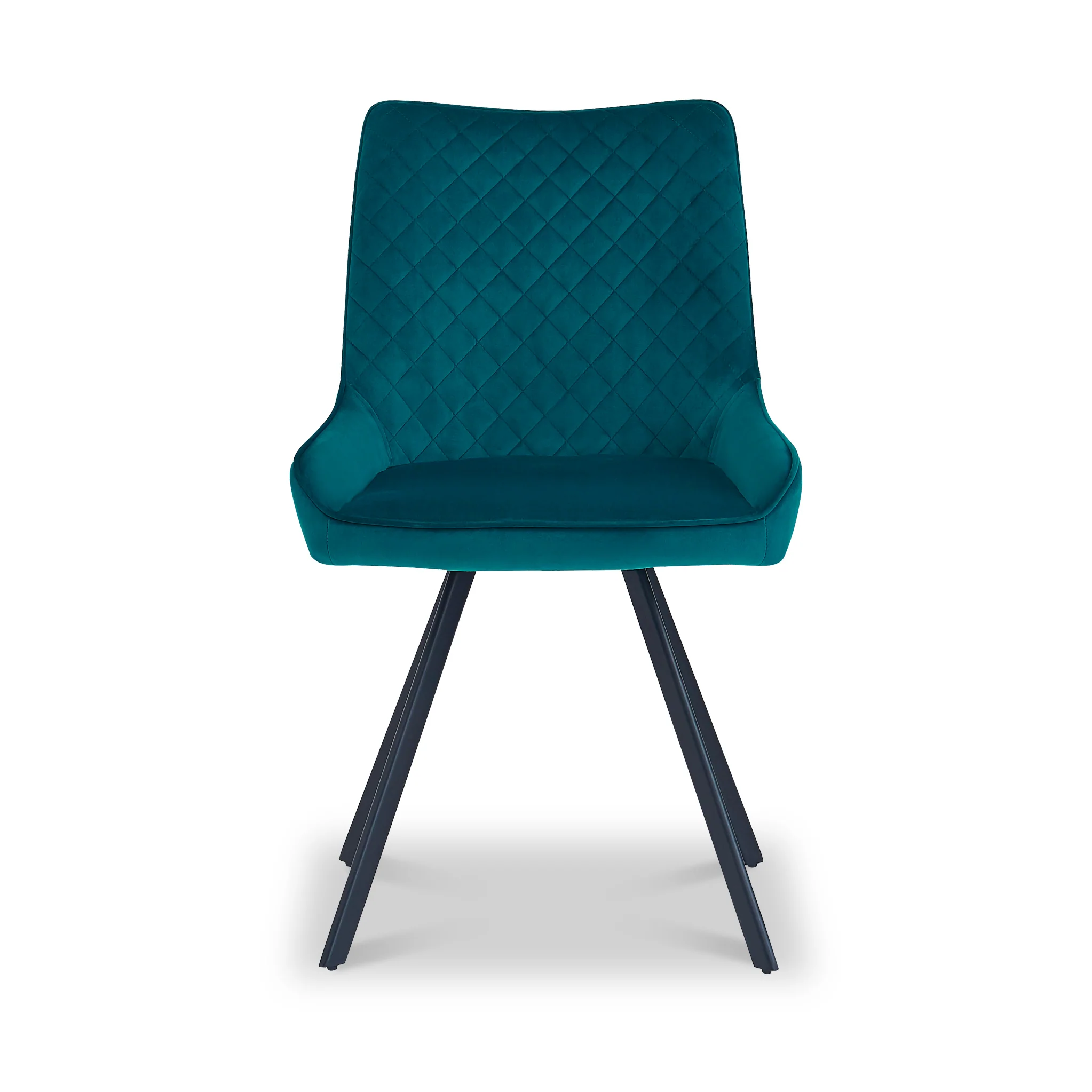 Sharynn Velvet Quilted Dining Chair - Image 8