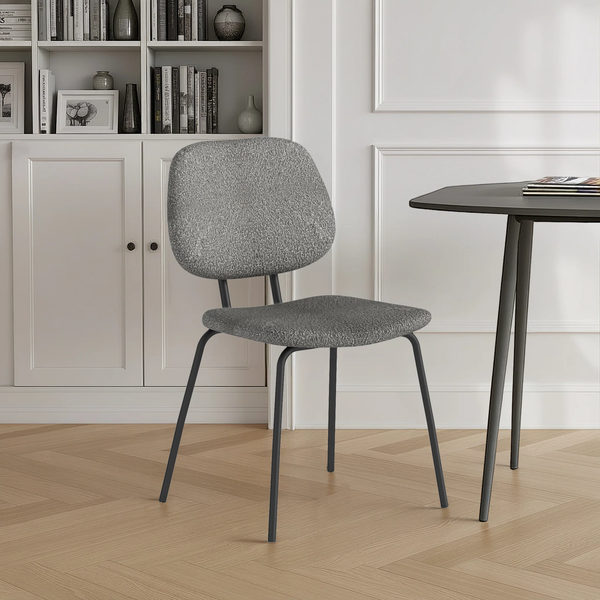 Shorwell Boucle Dining Chair - Image 4
