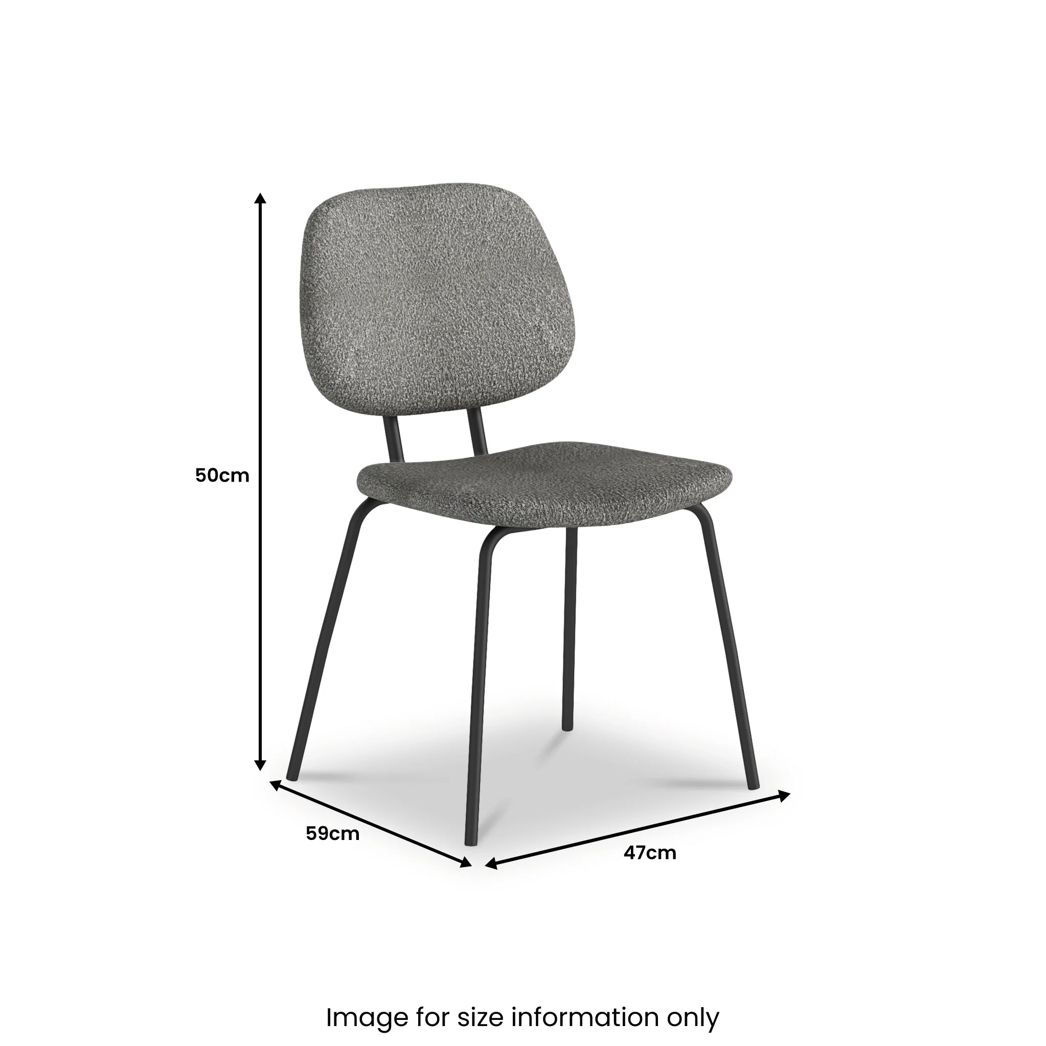 Shorwell Boucle Dining Chair - Image 5