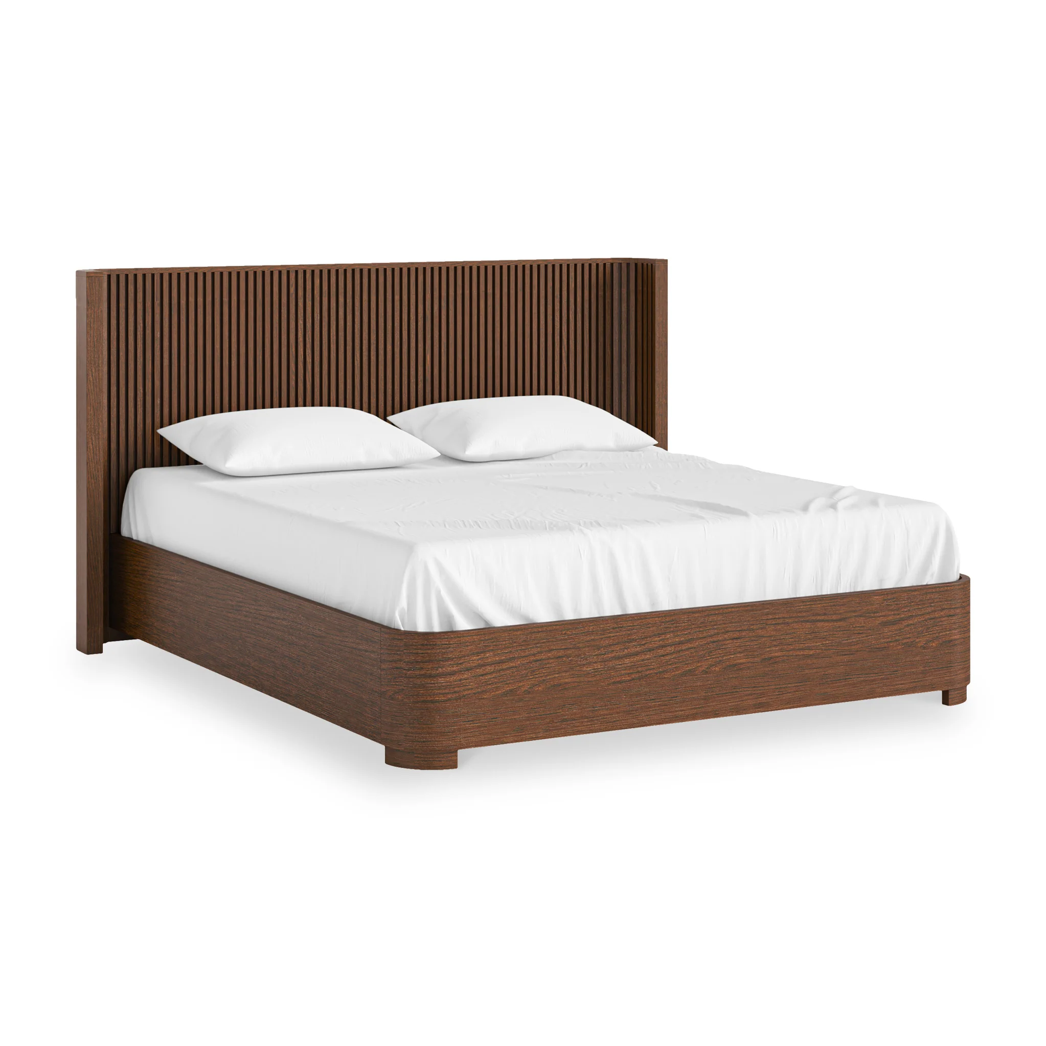 Shorwell Dark Oak Slatted Bed Frame - Image 4