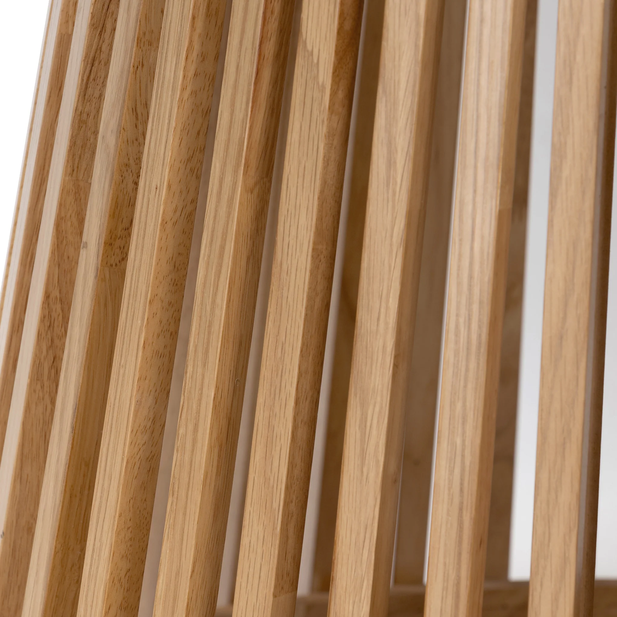 Shorwell Oak 120cm Slatted Round Dining Table - Image 5