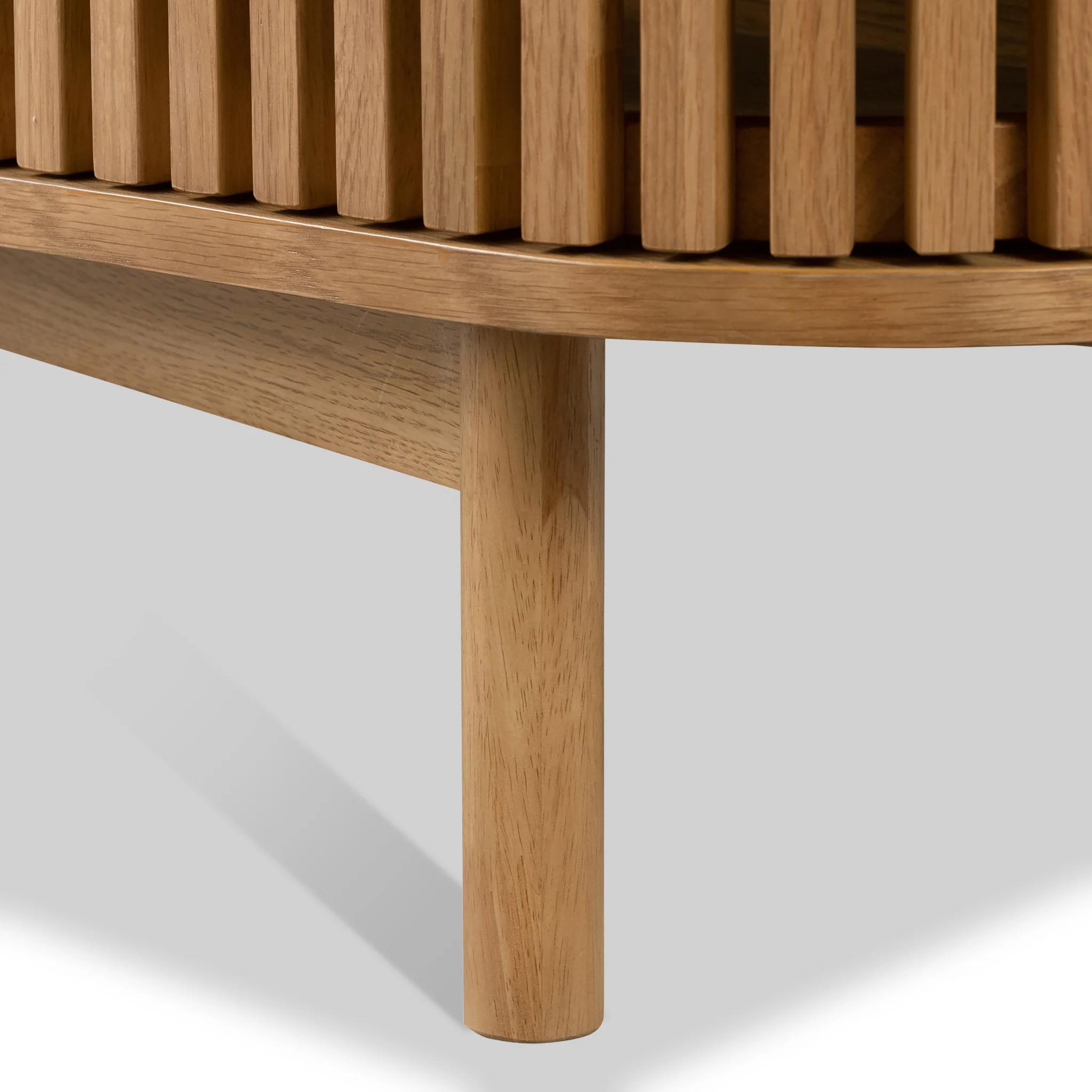 Shorwell Oak Slatted Large Sideboard - Image 12
