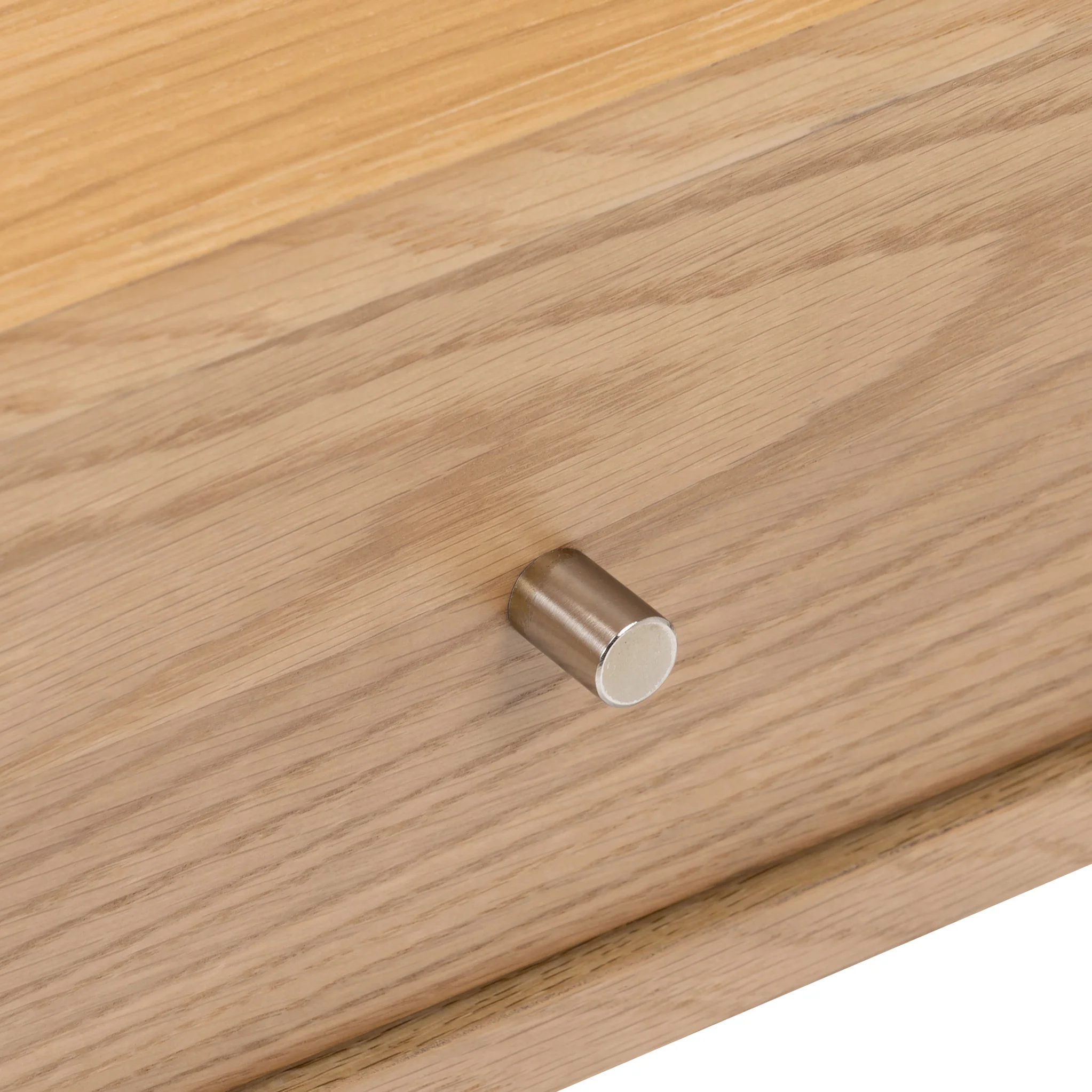 Shorwell Oak Slatted Oval 1 Drawer Coffee Table - Image 8