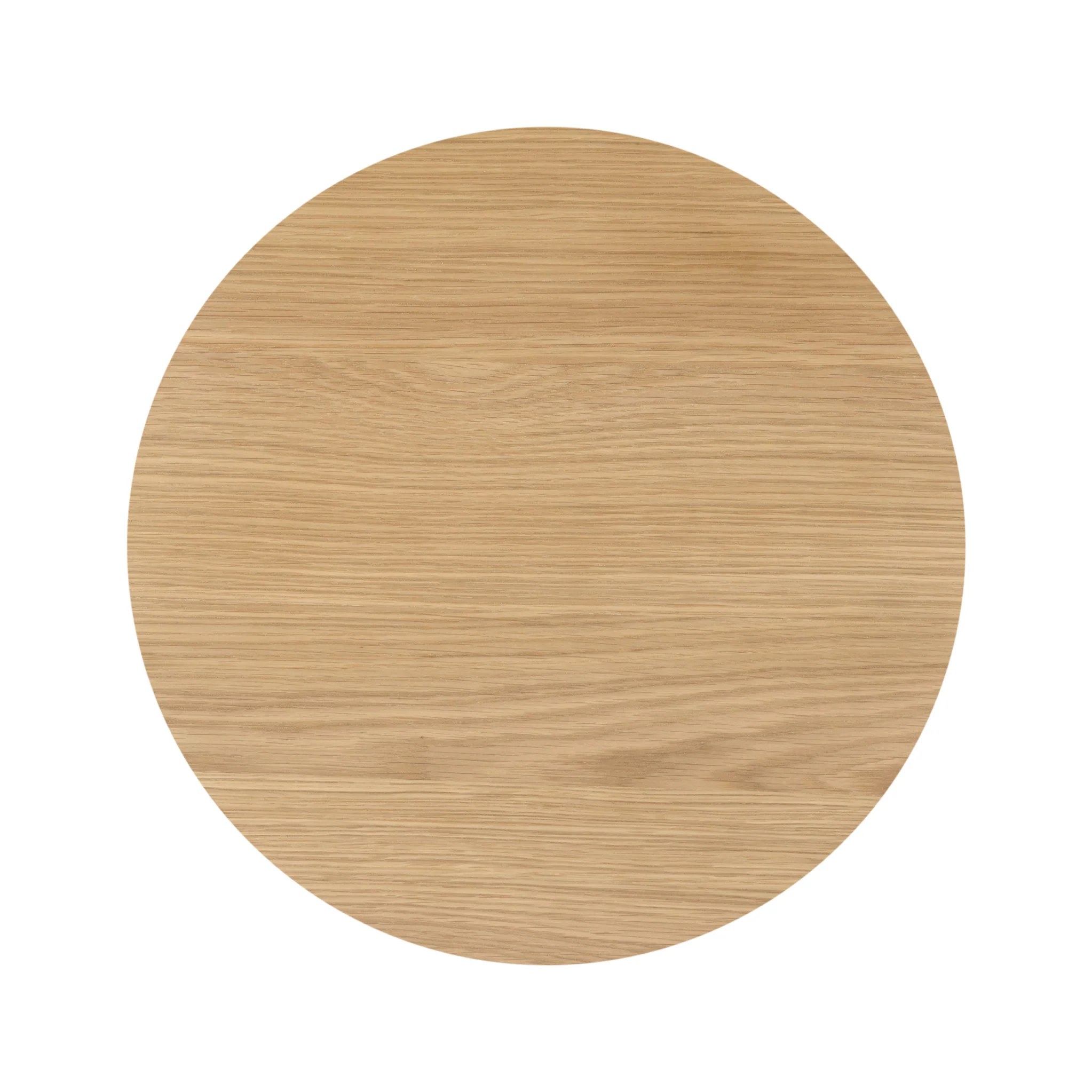 Shorwell Oak Slatted Round 1 Drawer Side Table - Image 13