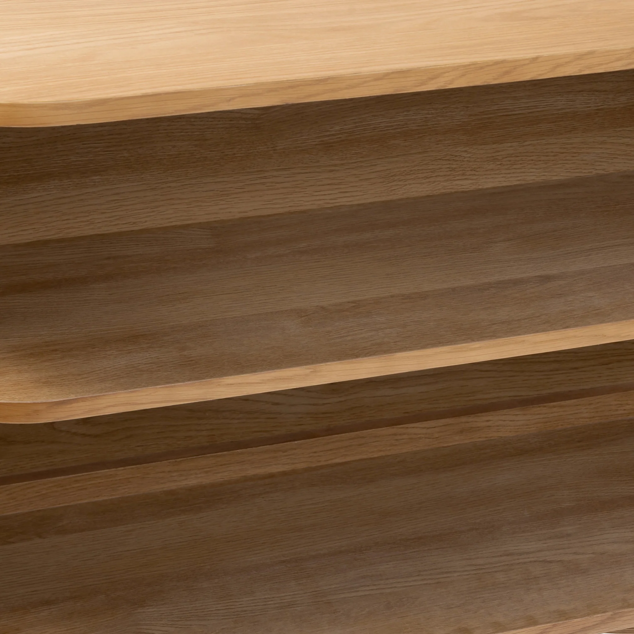 Shorwell Oak Slatted Small Sideboard - Image 9
