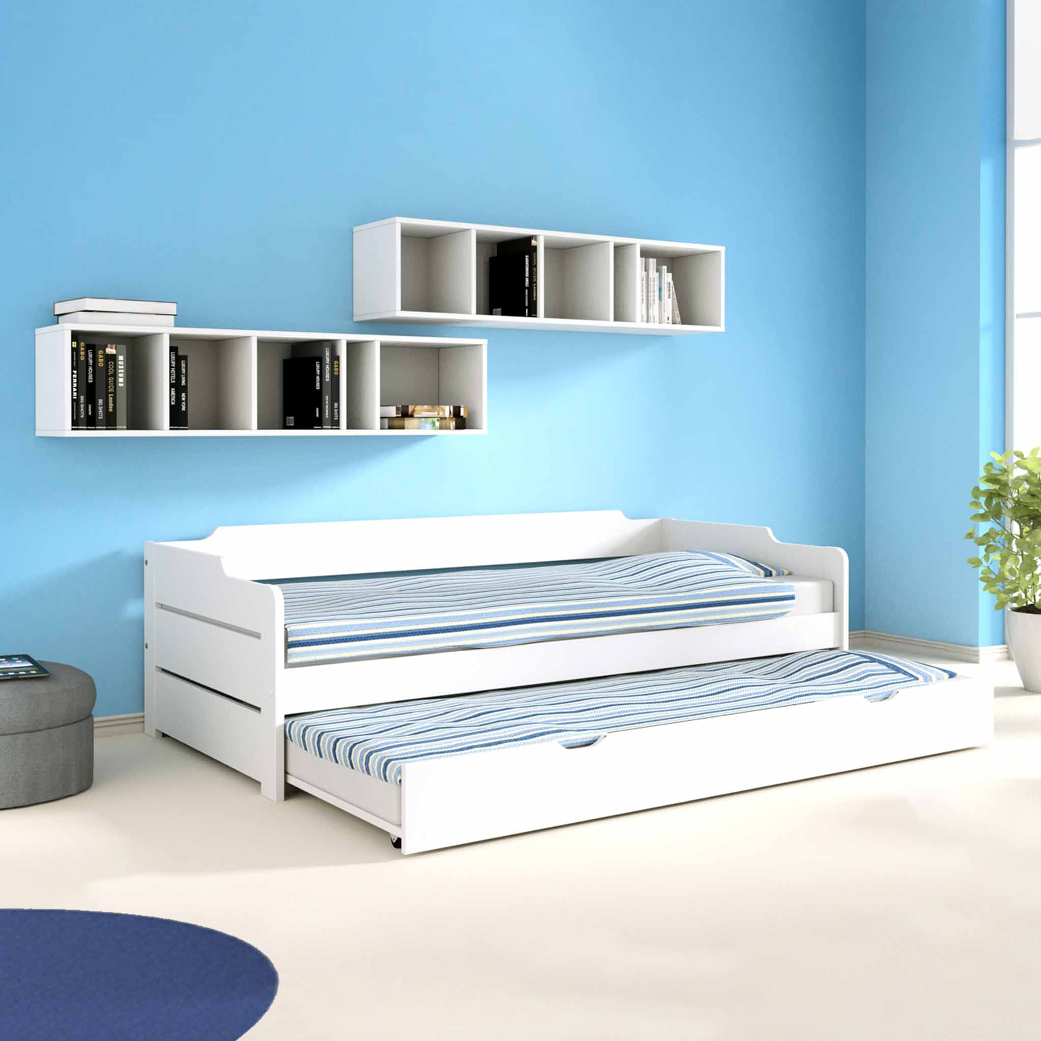 Snooze Bed Frame with Trundle - Image 3