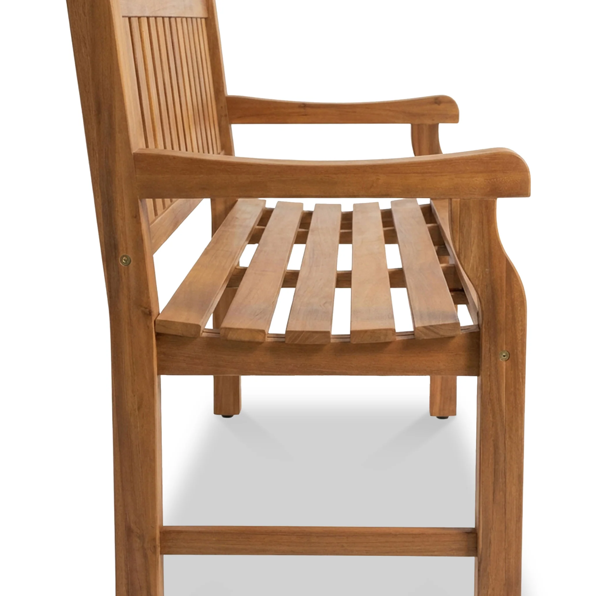Sofia 180cm 3 Seater Acacia Garden Bench - Image 4