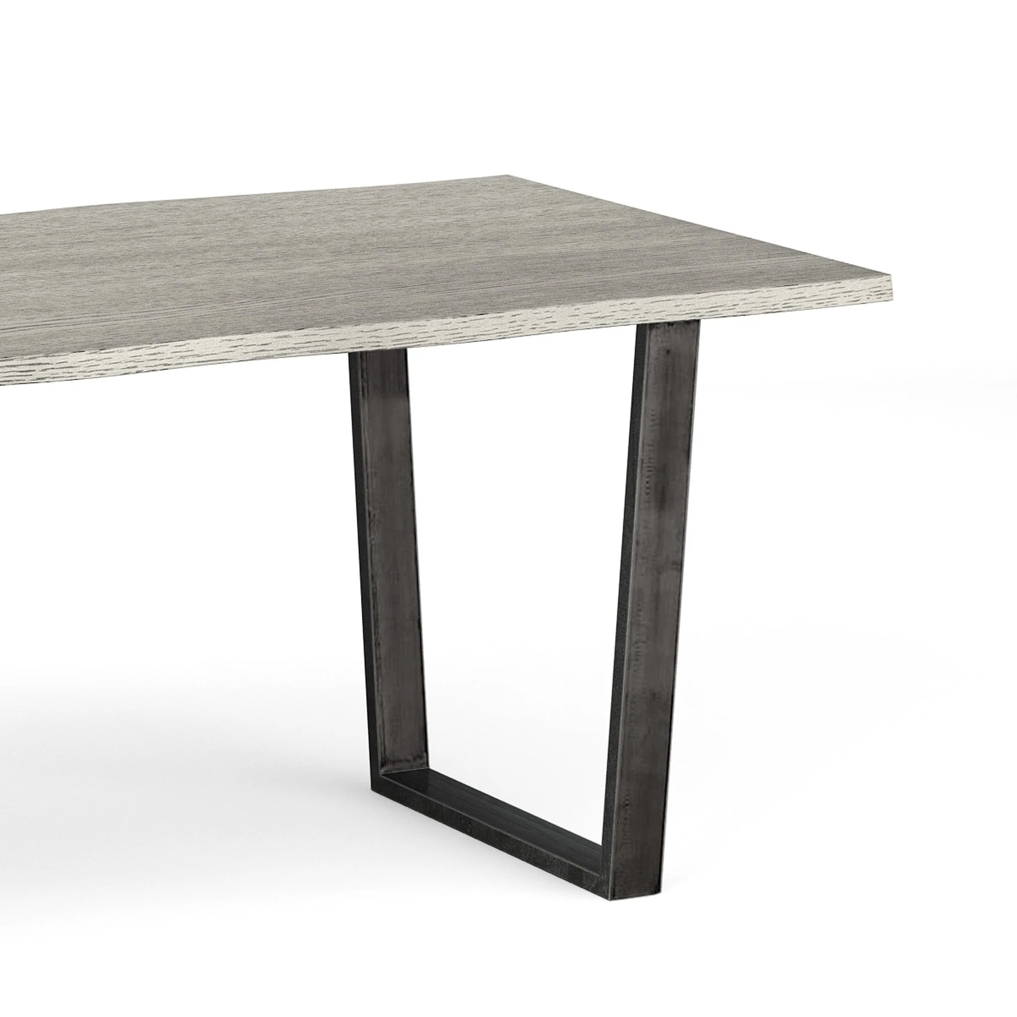 Soho Large Grey Dining Table 200cm - Image 4
