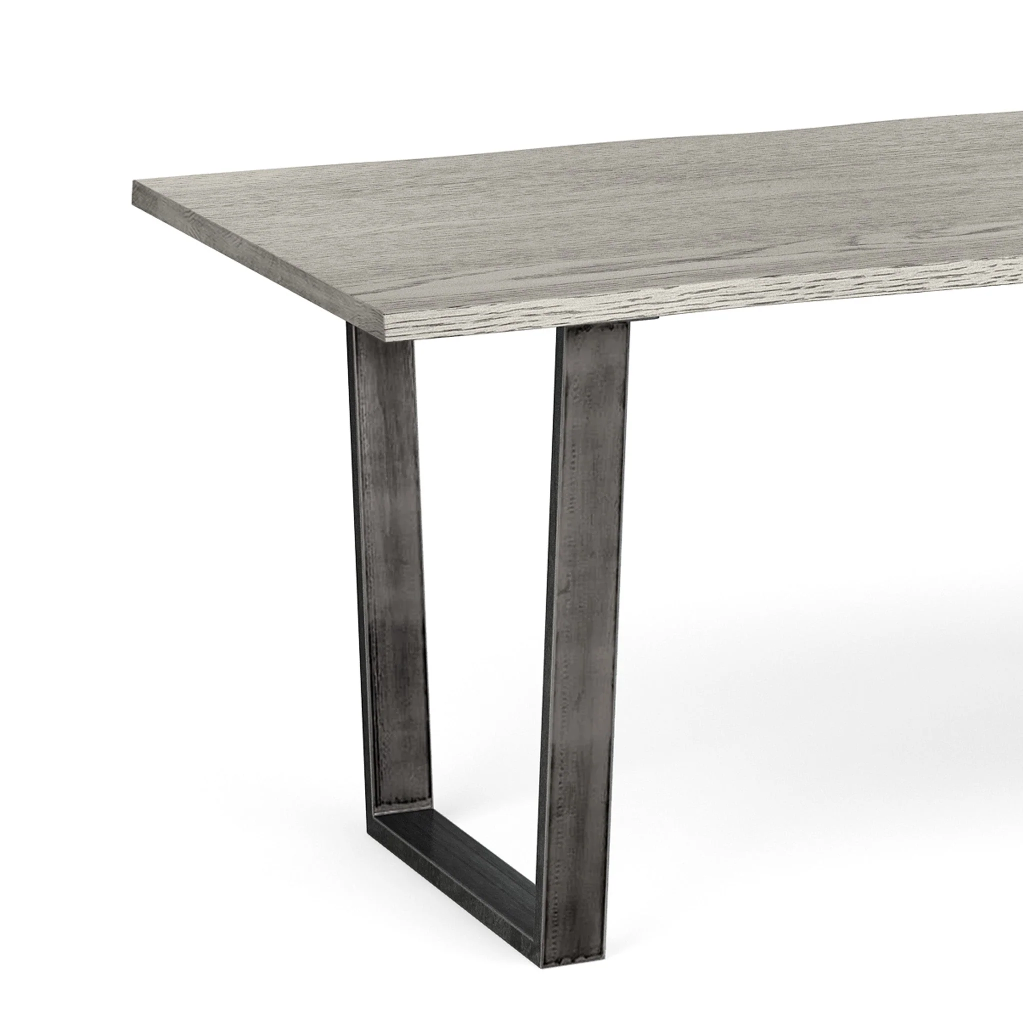Soho Large Grey Dining Table 200cm - Image 5
