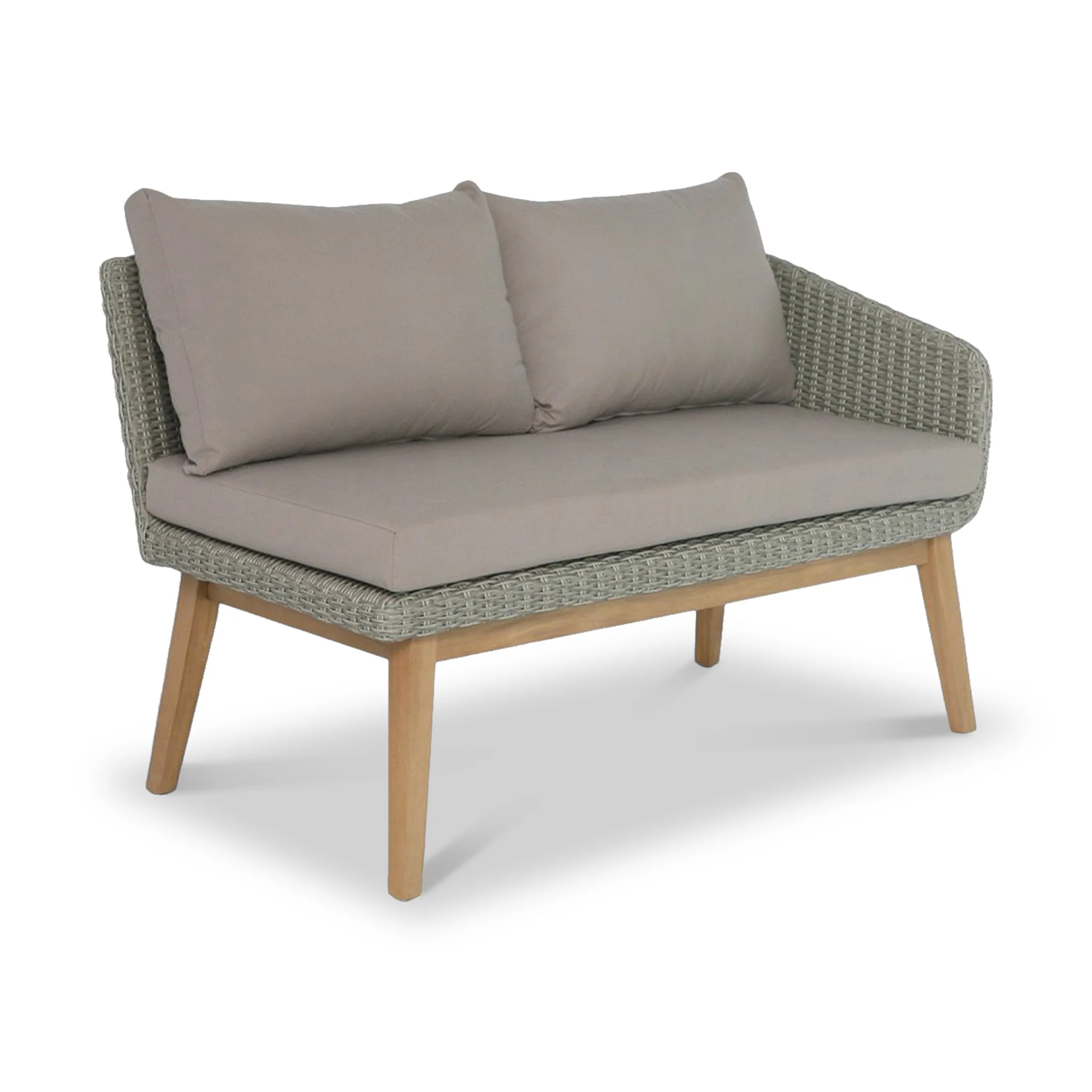 Sol 5 Seater Corner Lounge Set with Square Coffee Table - Image 7