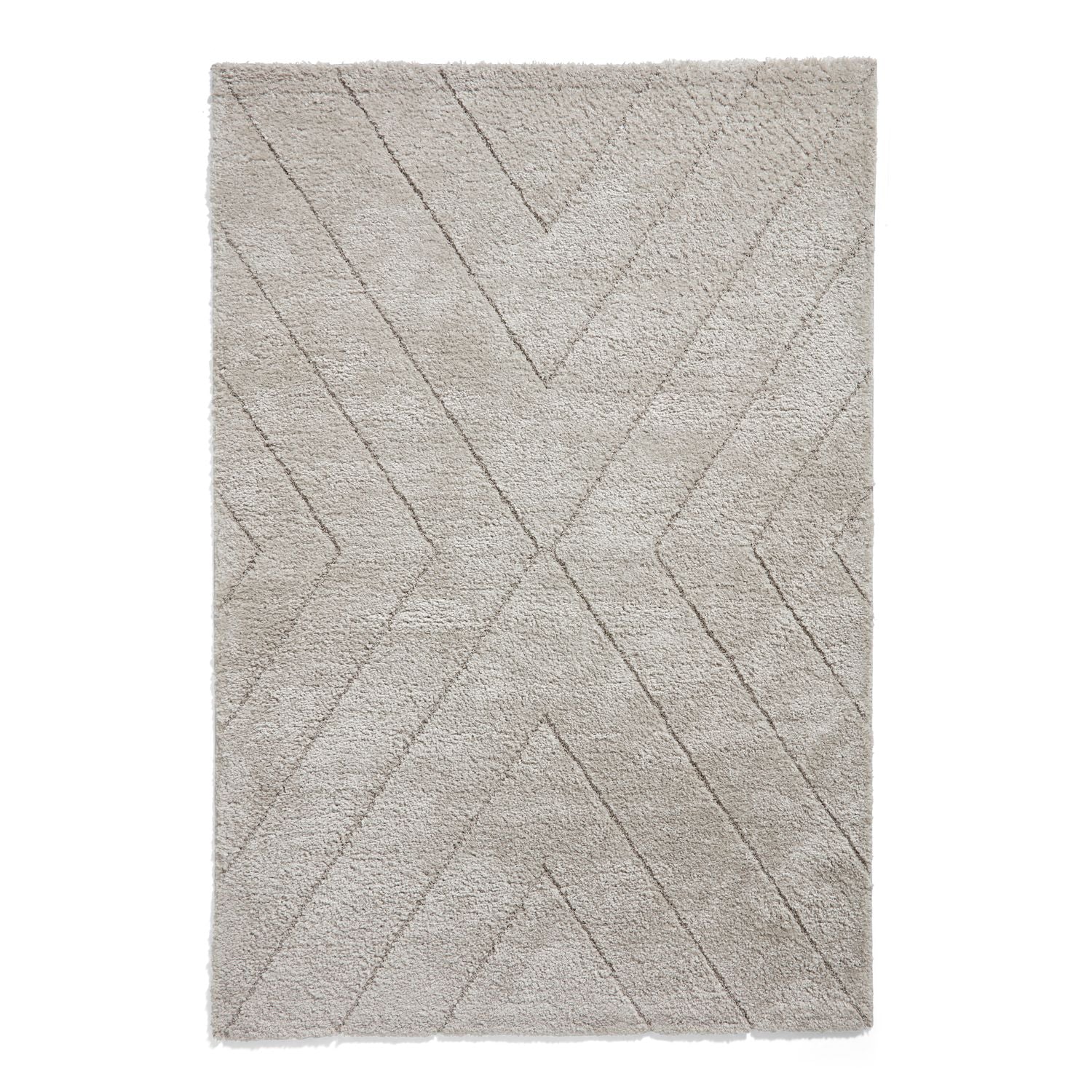 Somerville Chevron Shaggy Berber Rug - Image 12