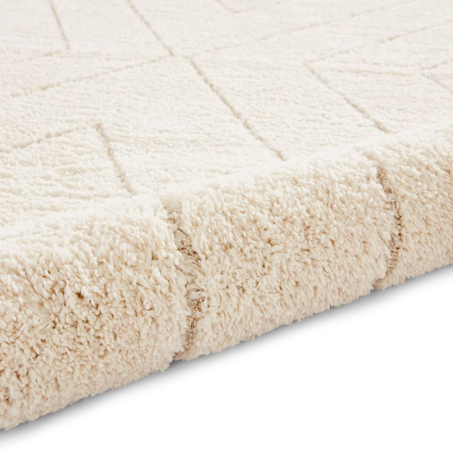 Somerville Chevron Shaggy Berber Rug - Image 9