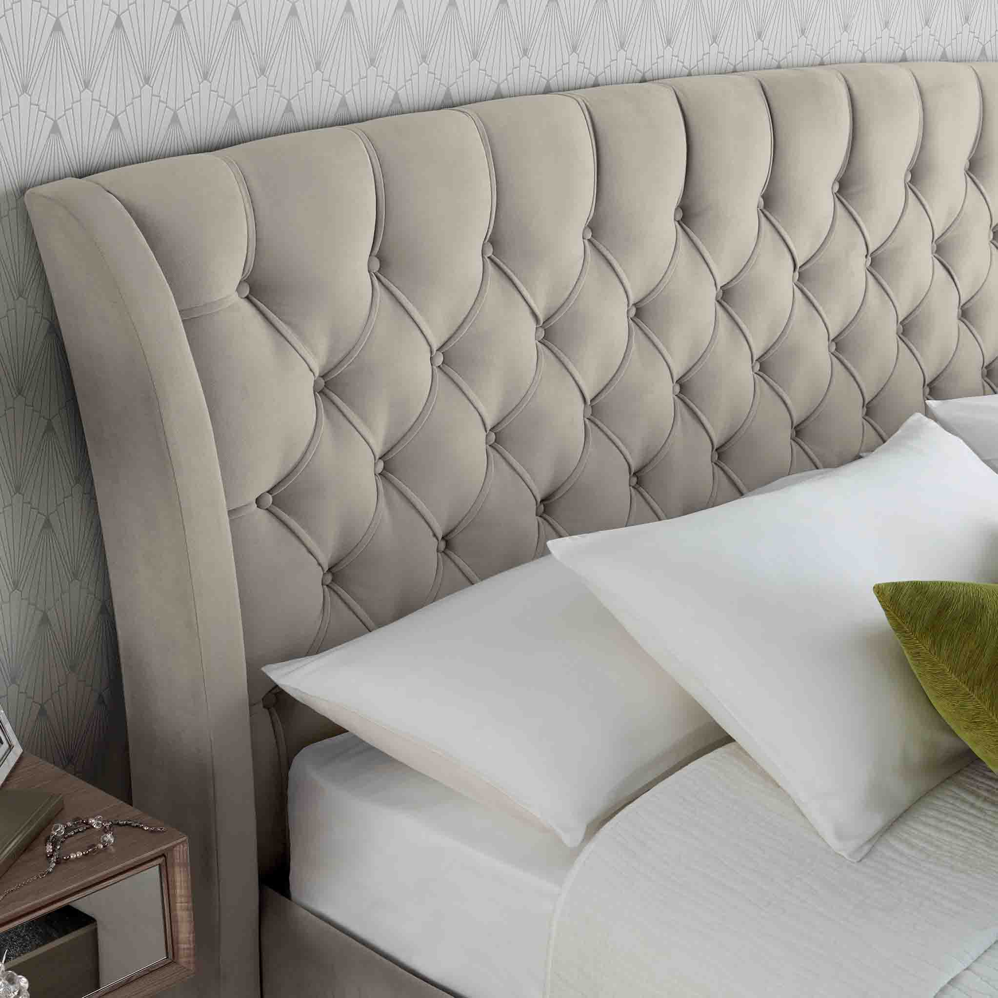 Stafford Velvet Storage Bed Frame - Image 10