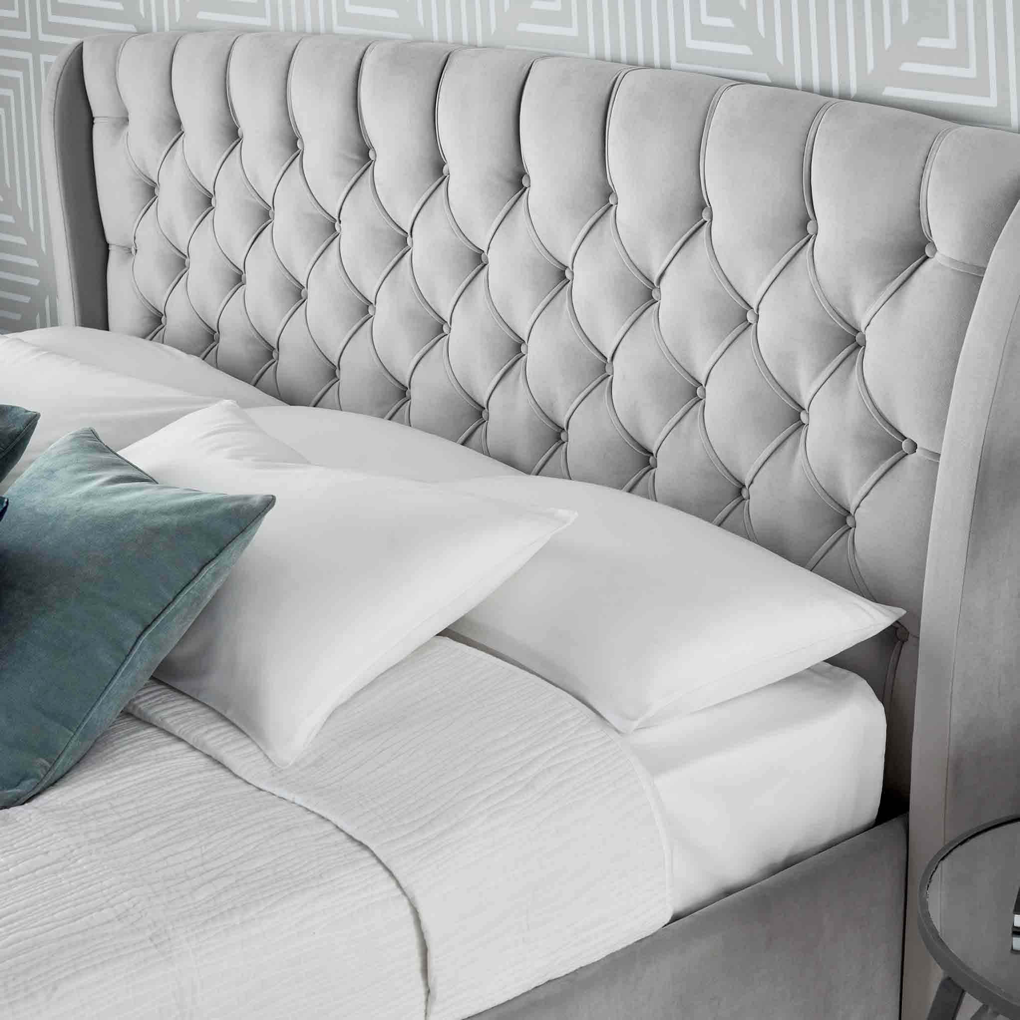 Stafford Velvet Storage Bed Frame - Image 4