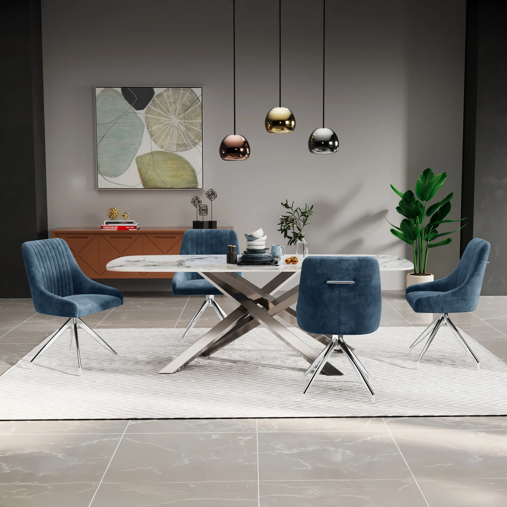 Stamford 180cm Ceramic Dining Table - Image 2