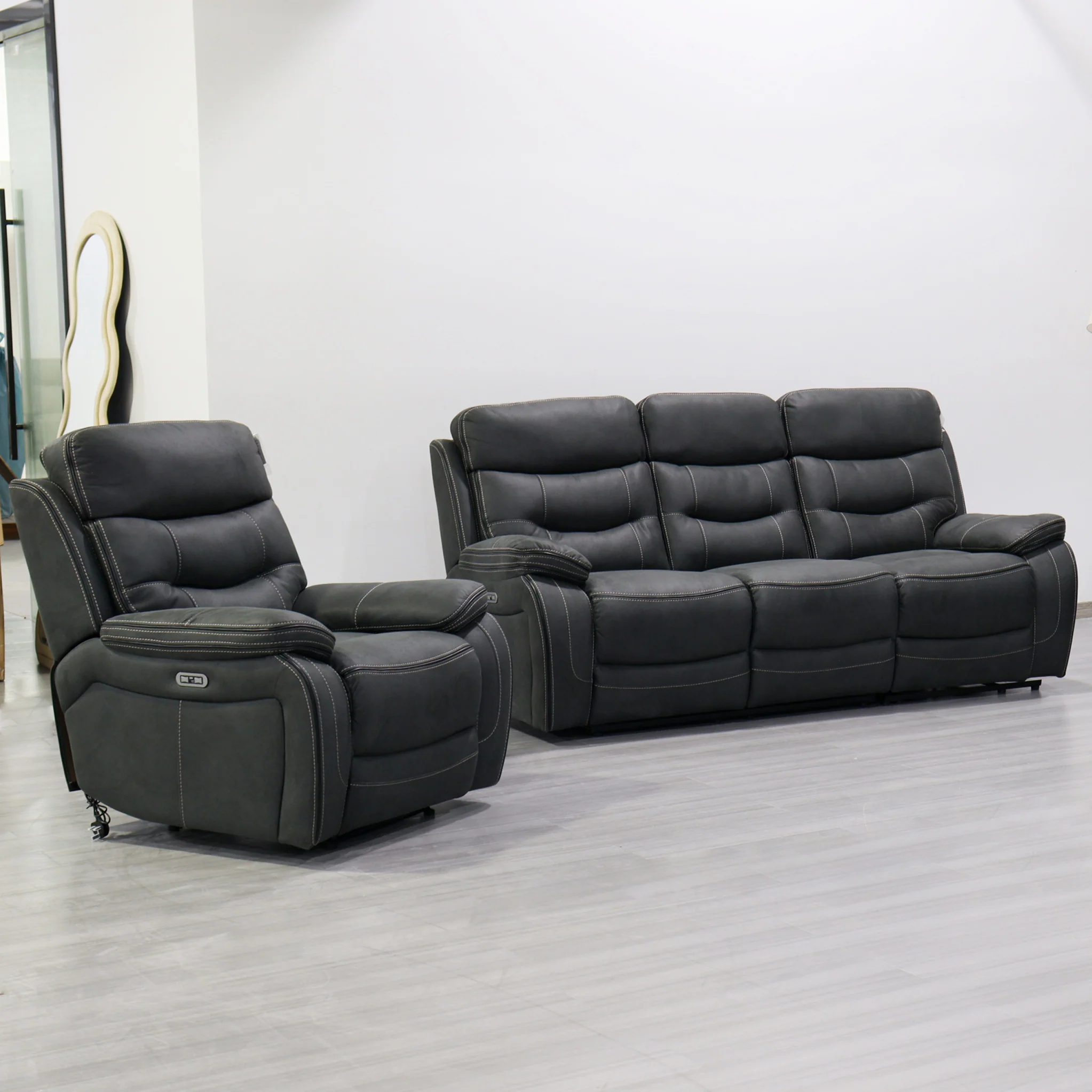 Stanford Dual Motor Power Reclining 3 Seater Sofa - Image 3