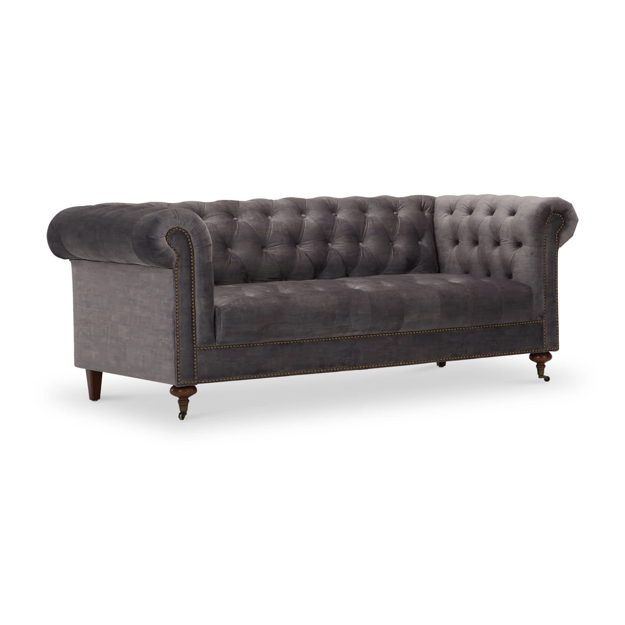 Stanhope Velvet 2 Seater Sofa - Image 3