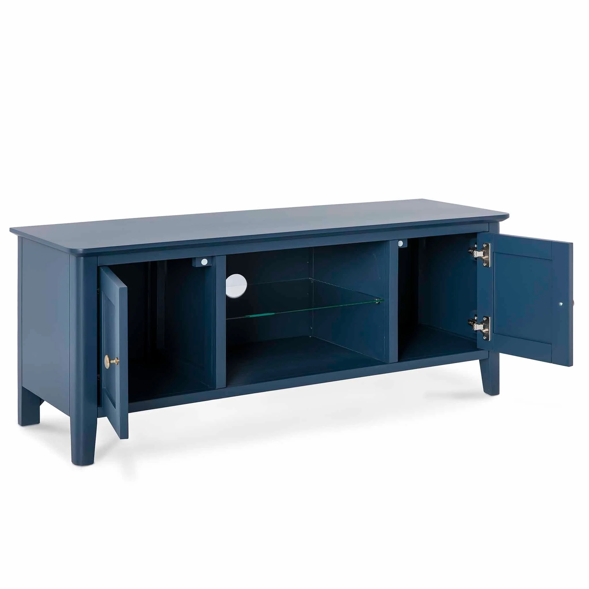 Stirling Blue 120cm Large TV Stand - Image 2