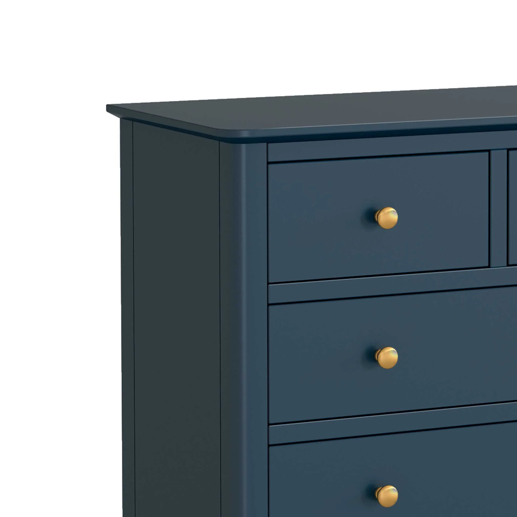 Stirling Blue 2 Over 3 Chest of Drawers - Image 3