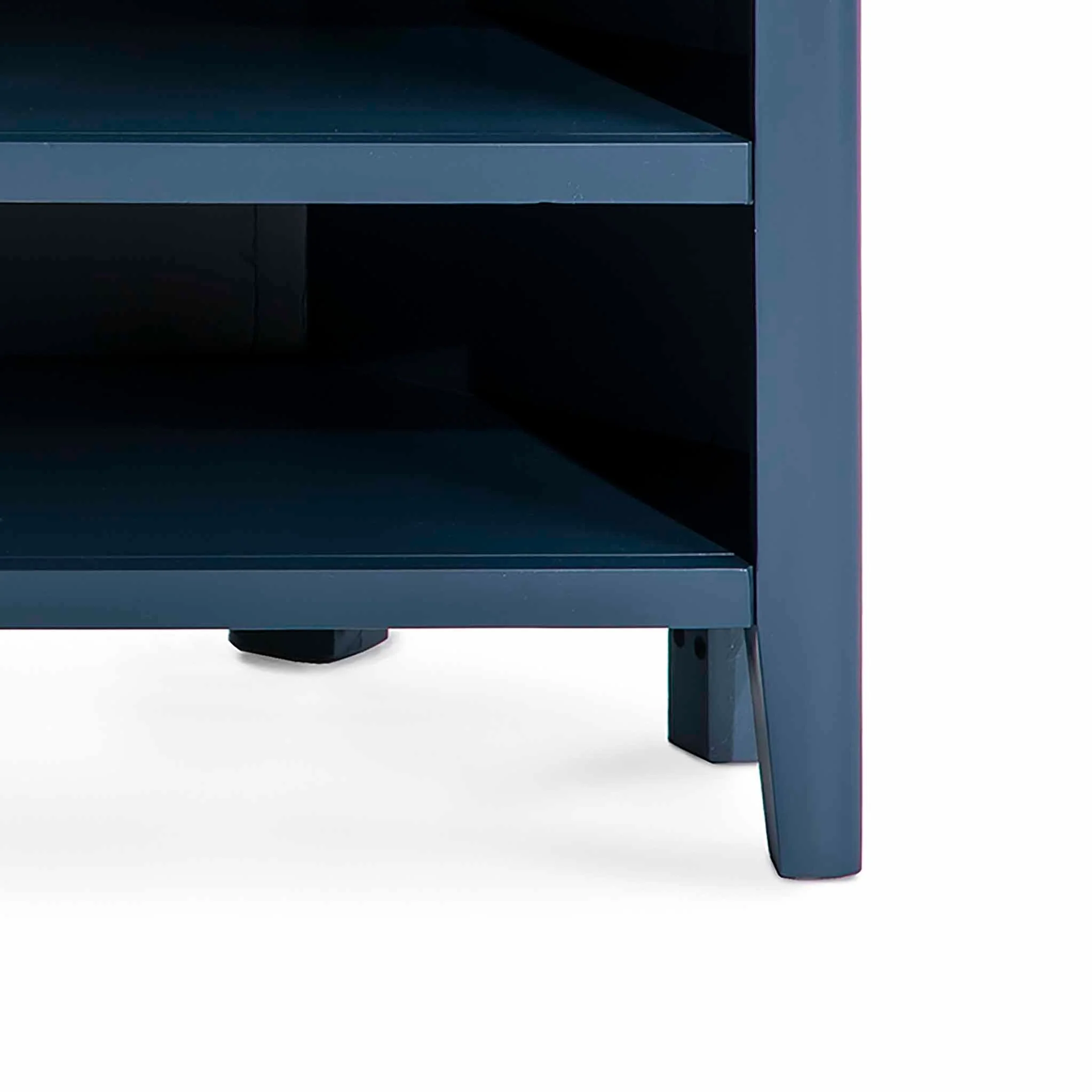 Stirling Blue Corner TV Stand - Image 13