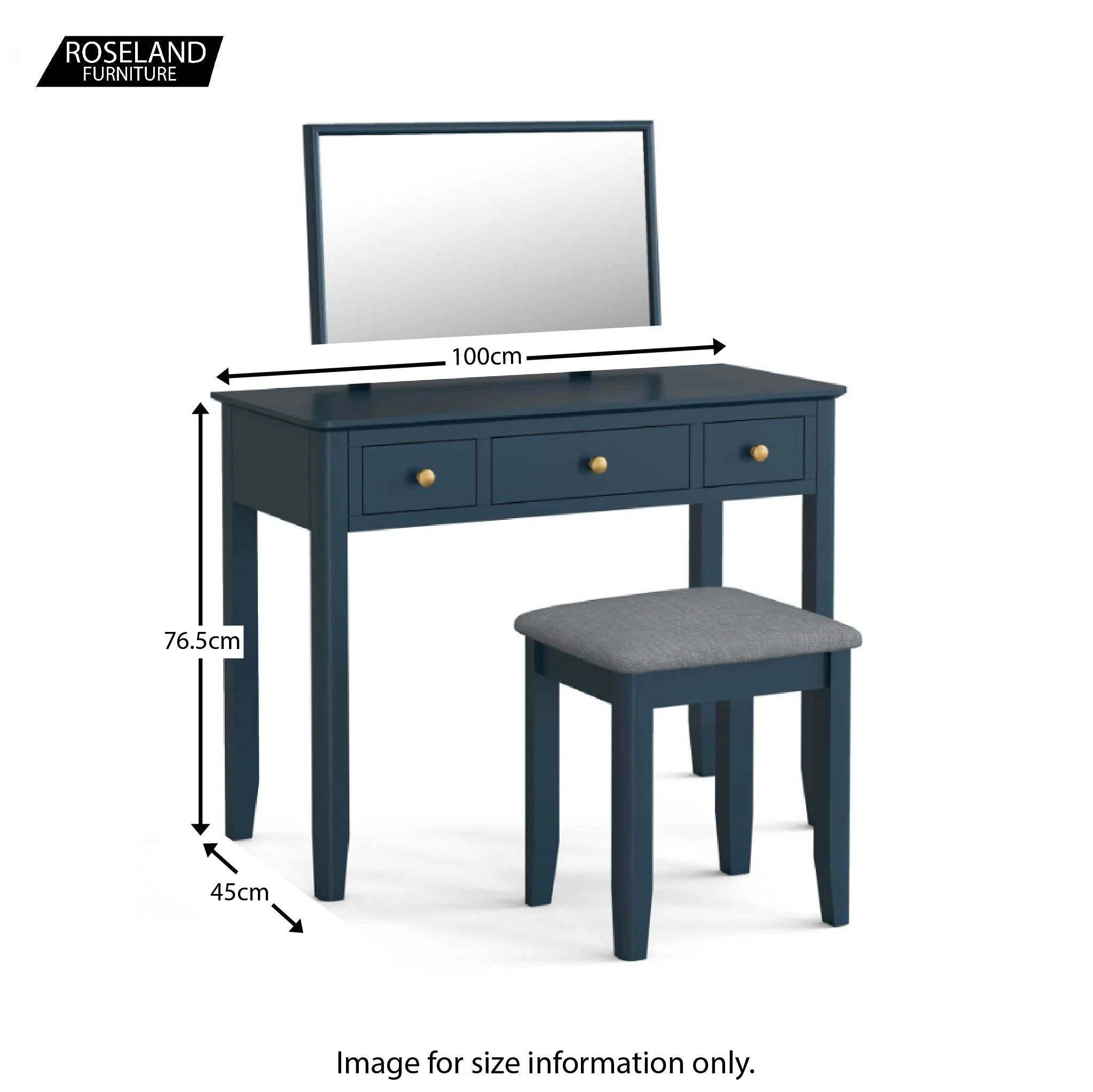 Stirling Blue Dressing Table Set - Image 6
