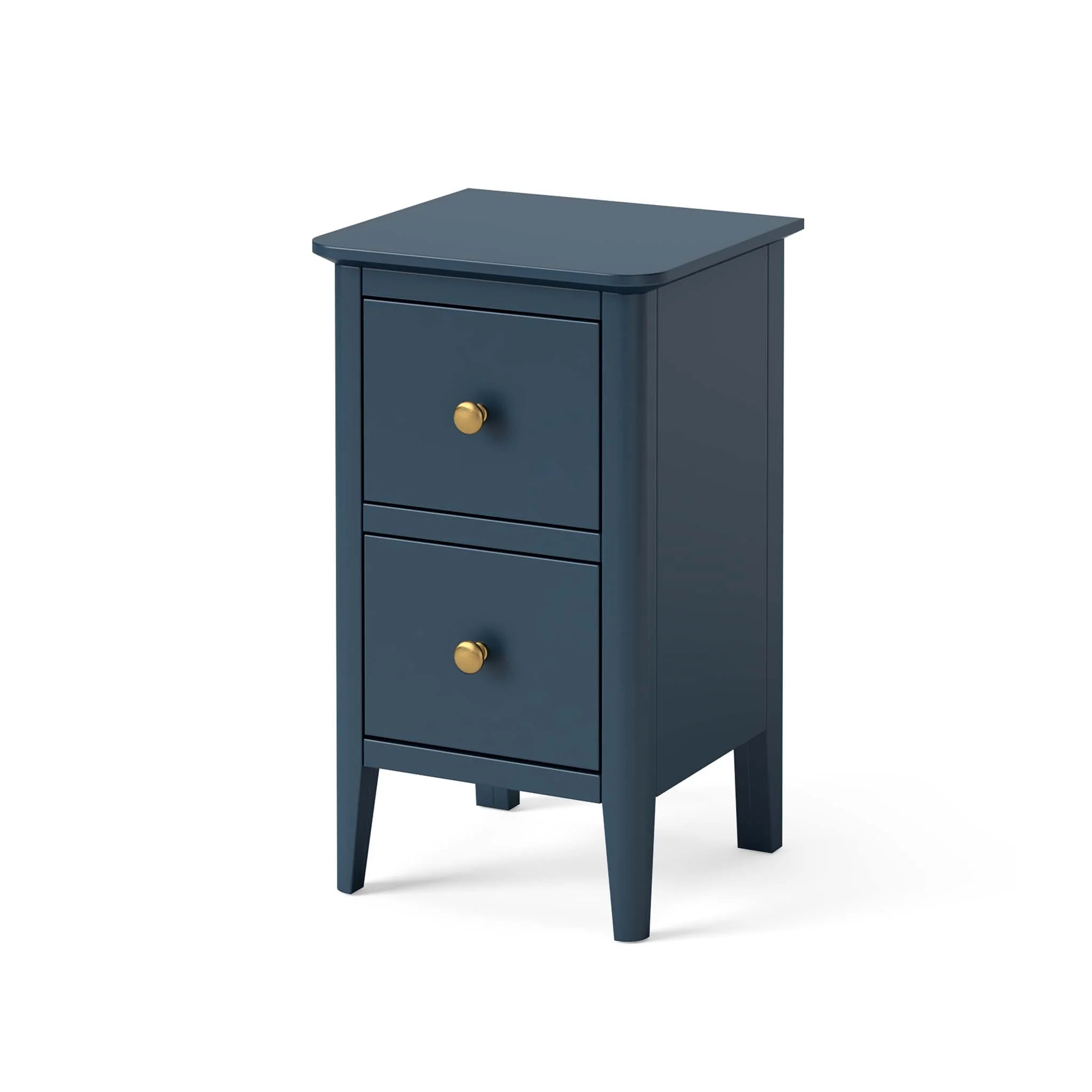 Stirling Blue Narrow Bedside Table - Image 2