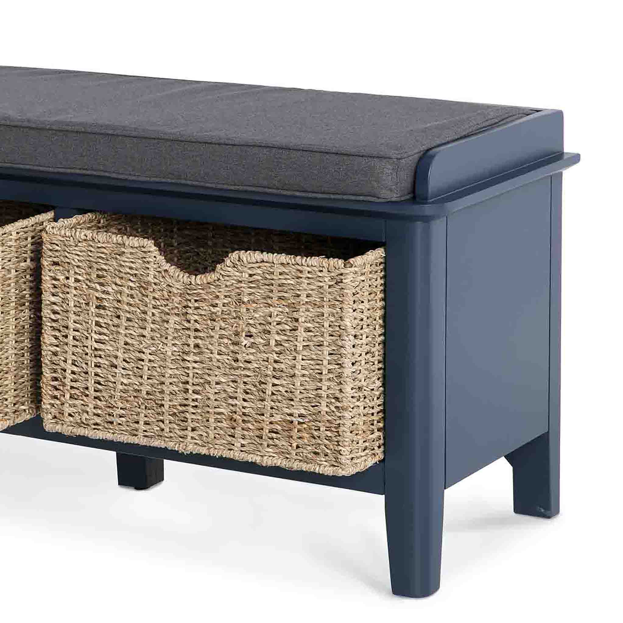 Stirling Blue Storage Bench - Image 12