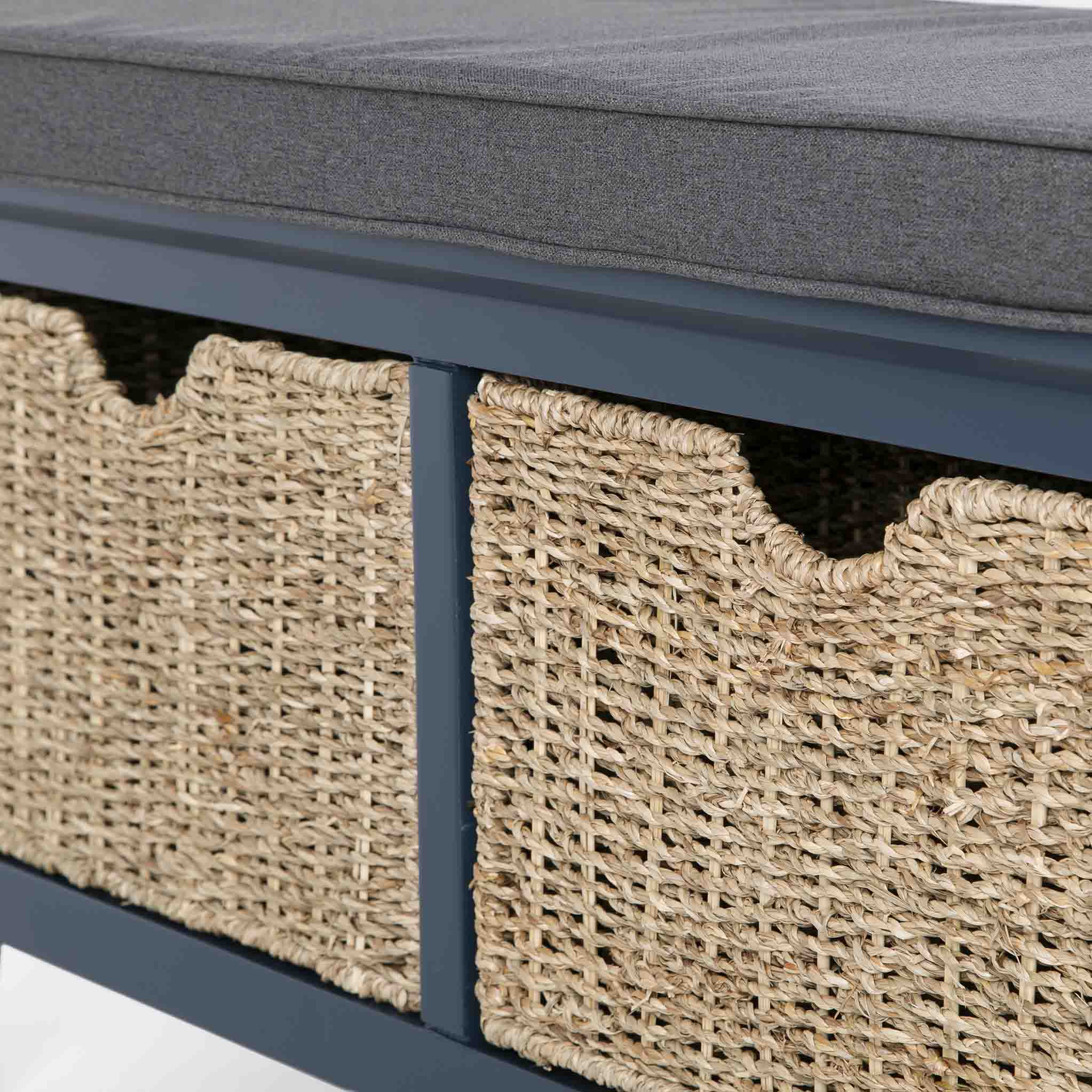 Stirling Blue Storage Bench - Image 15