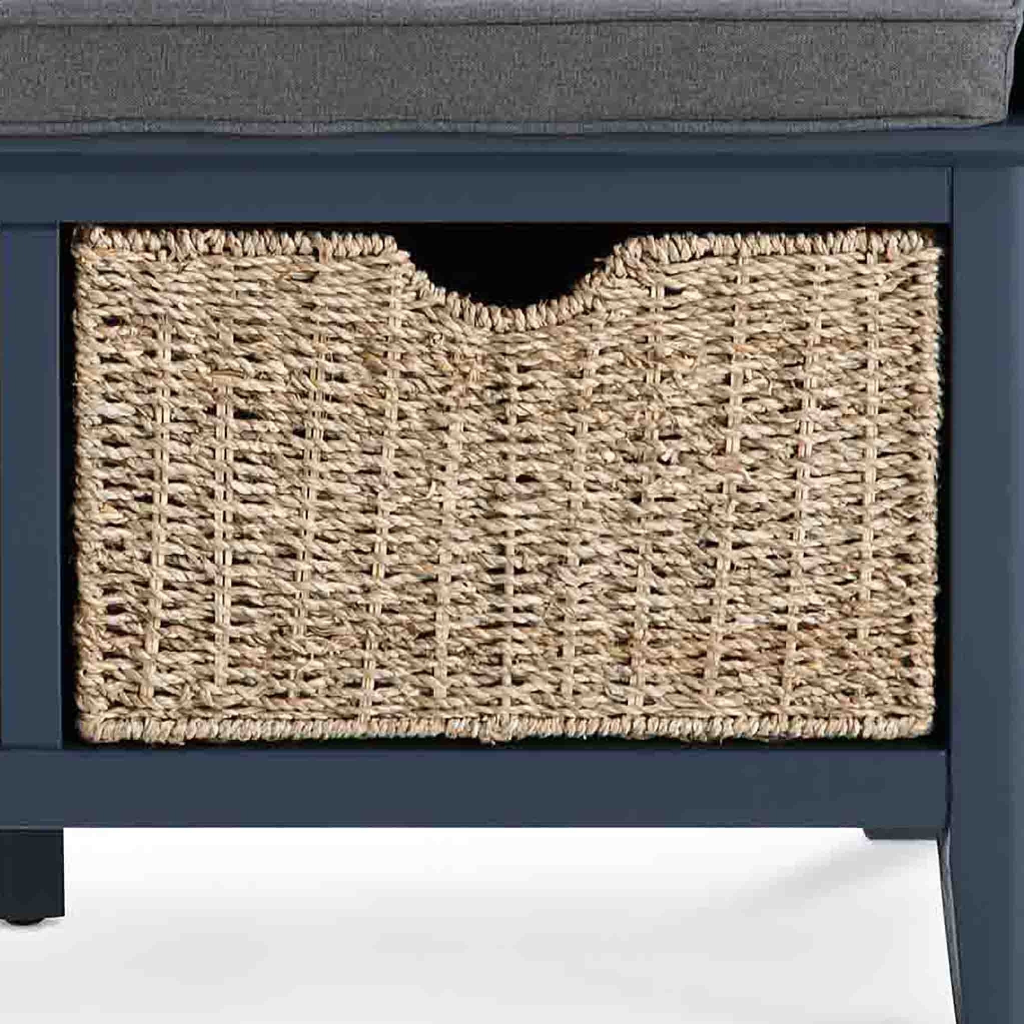 Stirling Blue Storage Bench - Image 16
