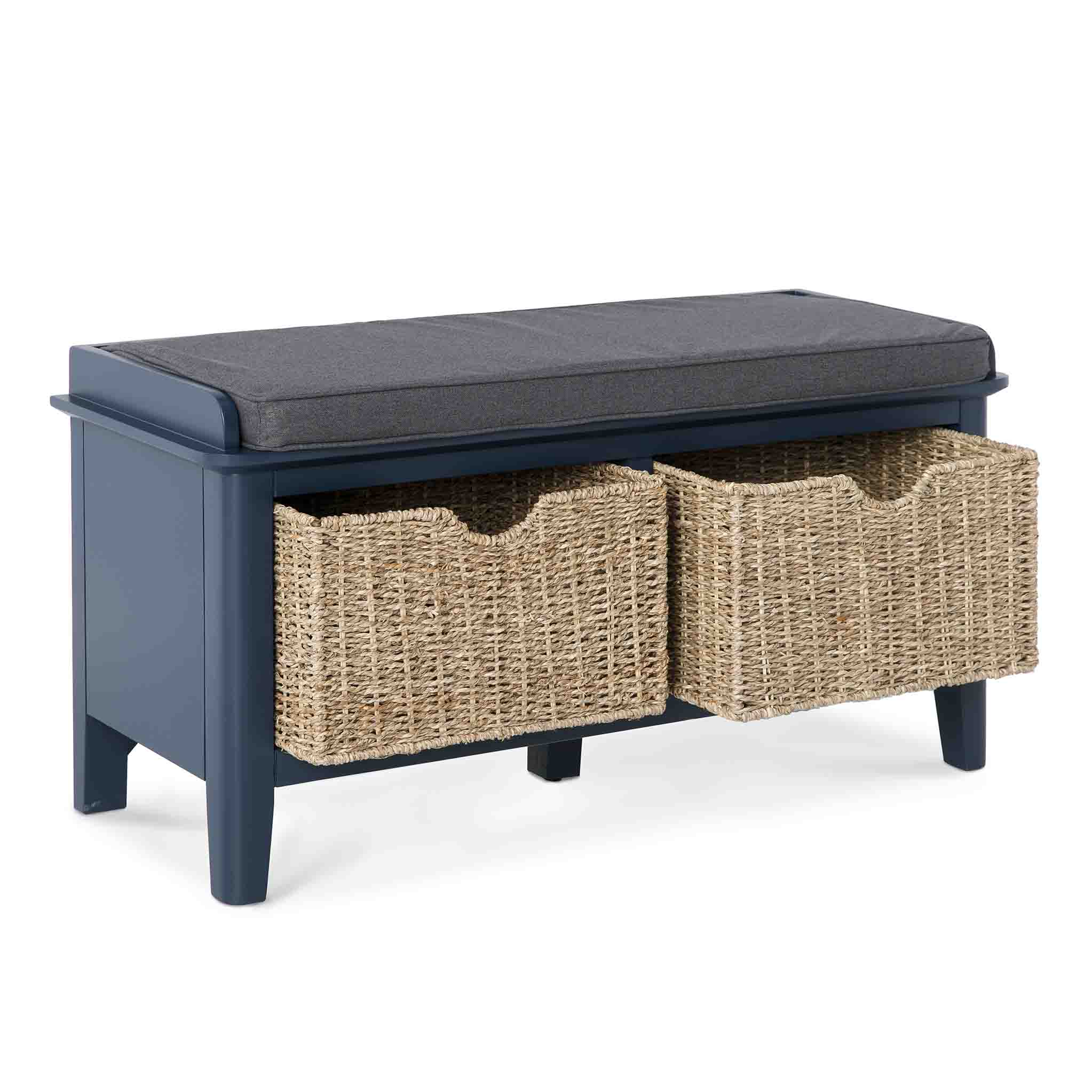 Stirling Blue Storage Bench - Image 3