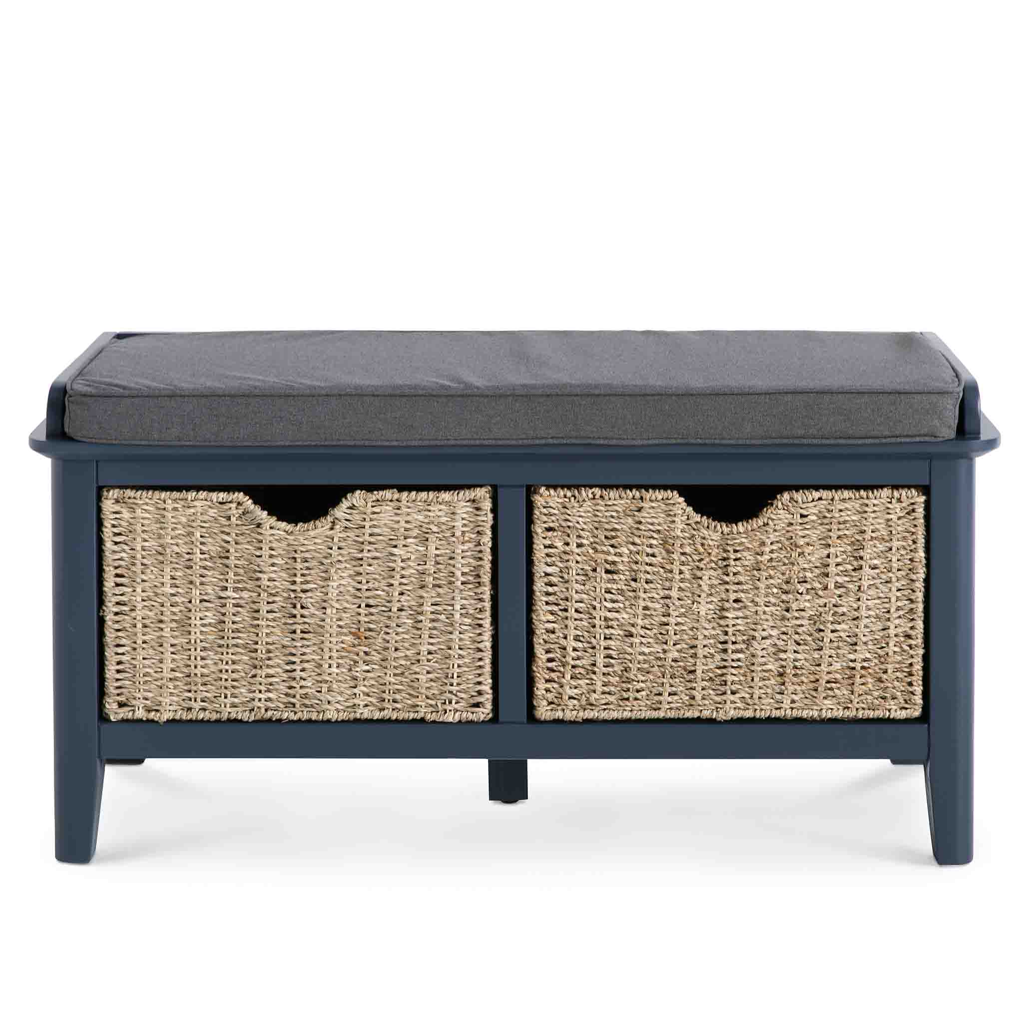 Stirling Blue Storage Bench - Image 4