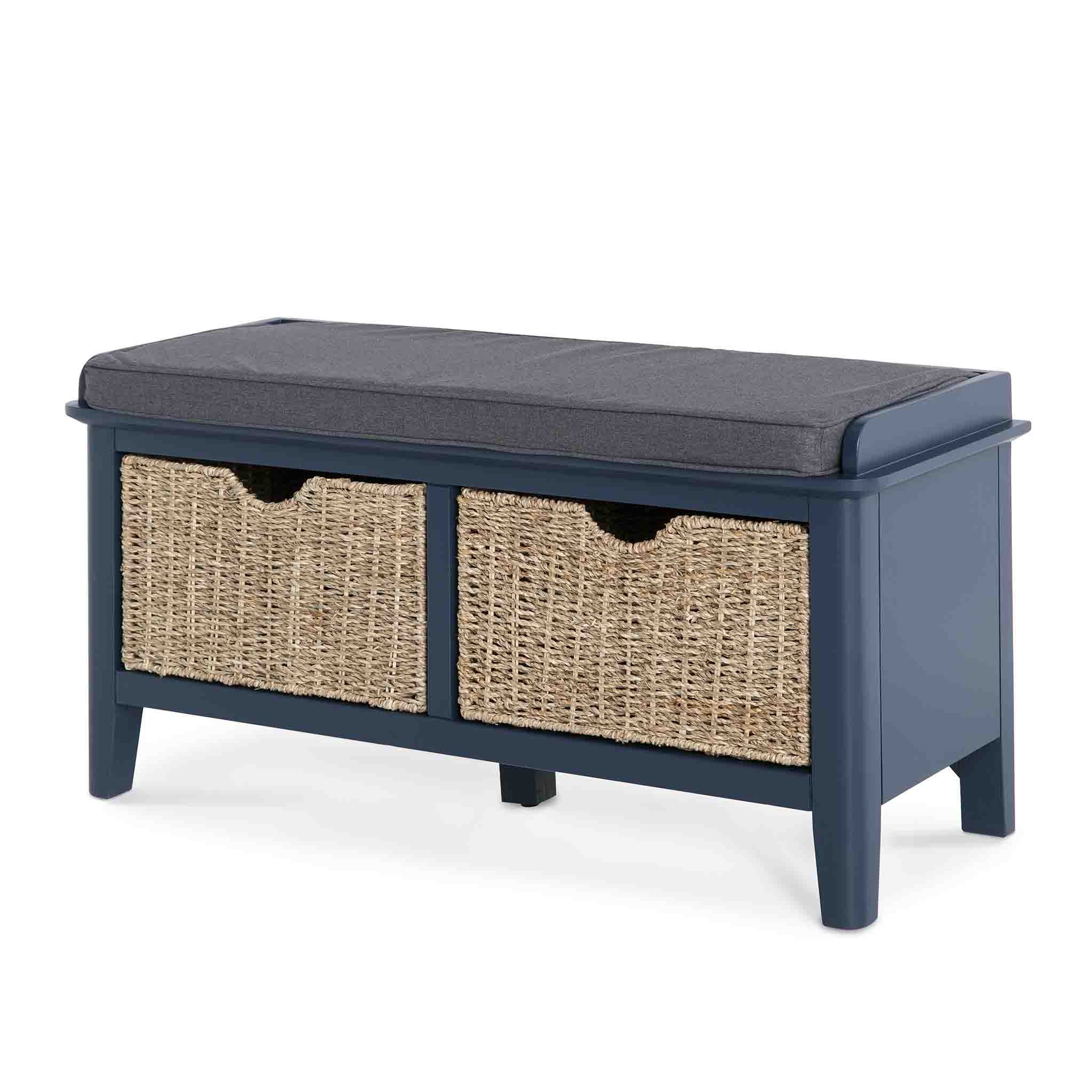 Stirling Blue Storage Bench - Image 5
