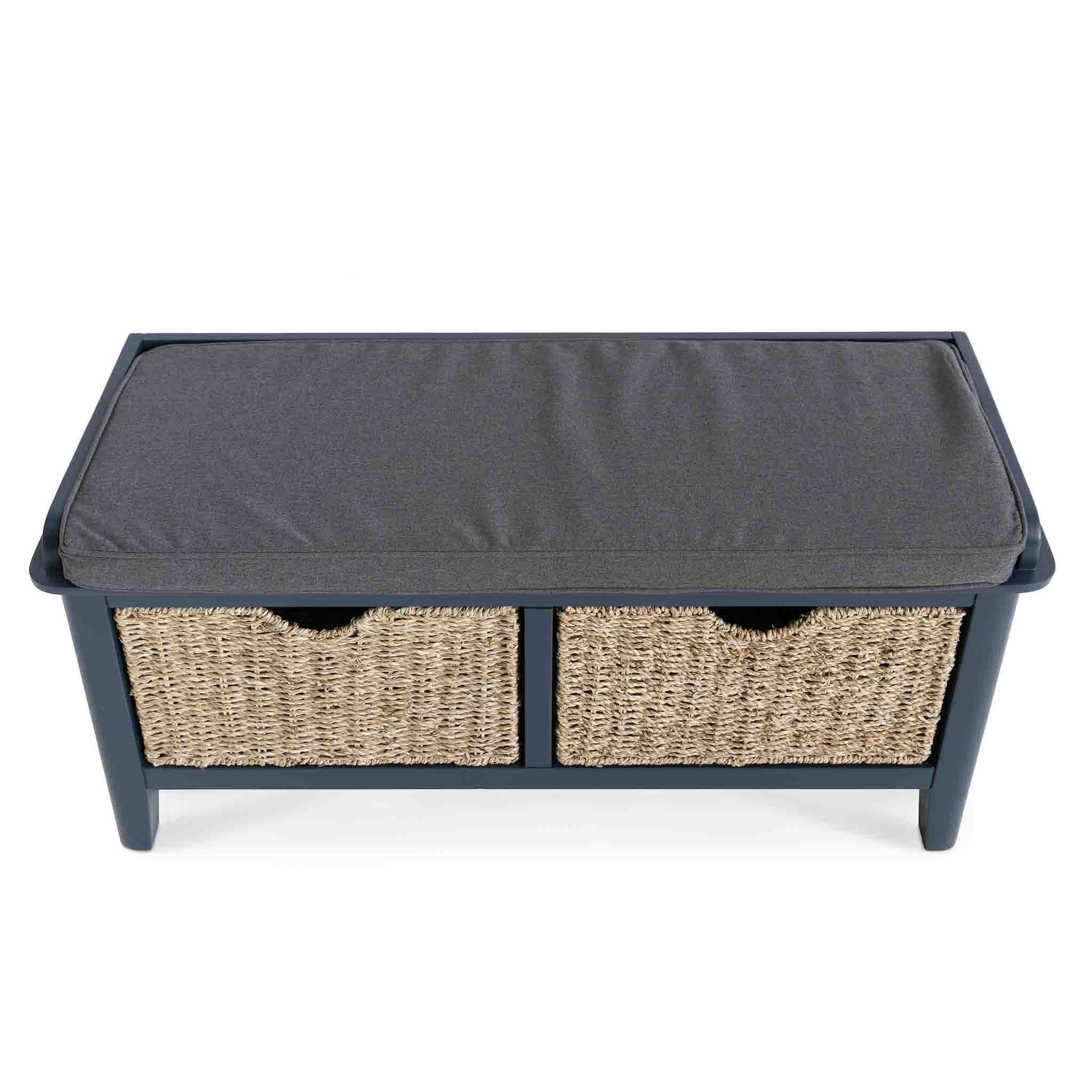 Stirling Blue Storage Bench - Image 7