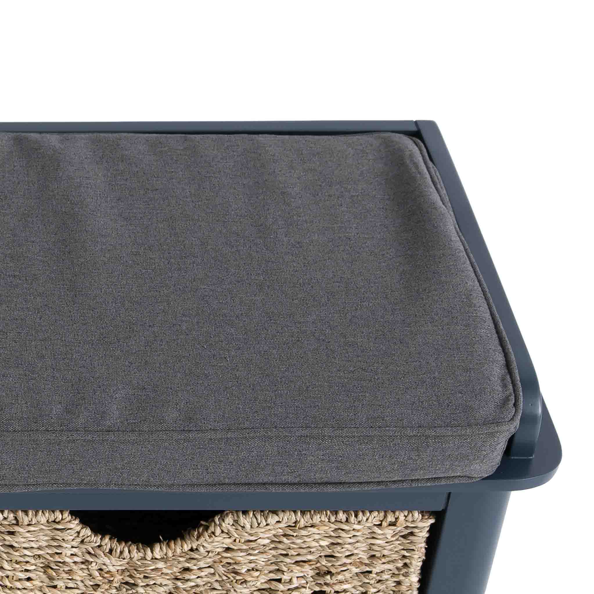 Stirling Blue Storage Bench - Image 8