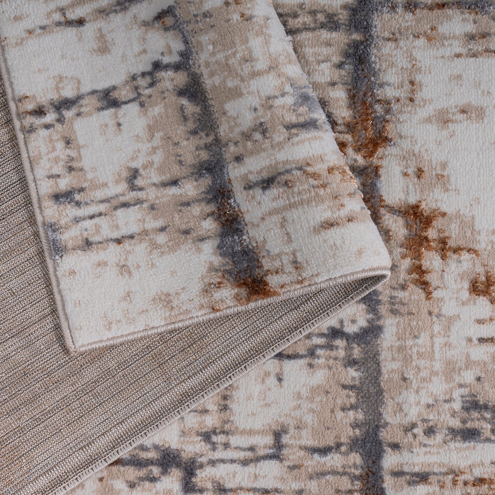 Sully Metallic Abstract Design Rug - Image 6