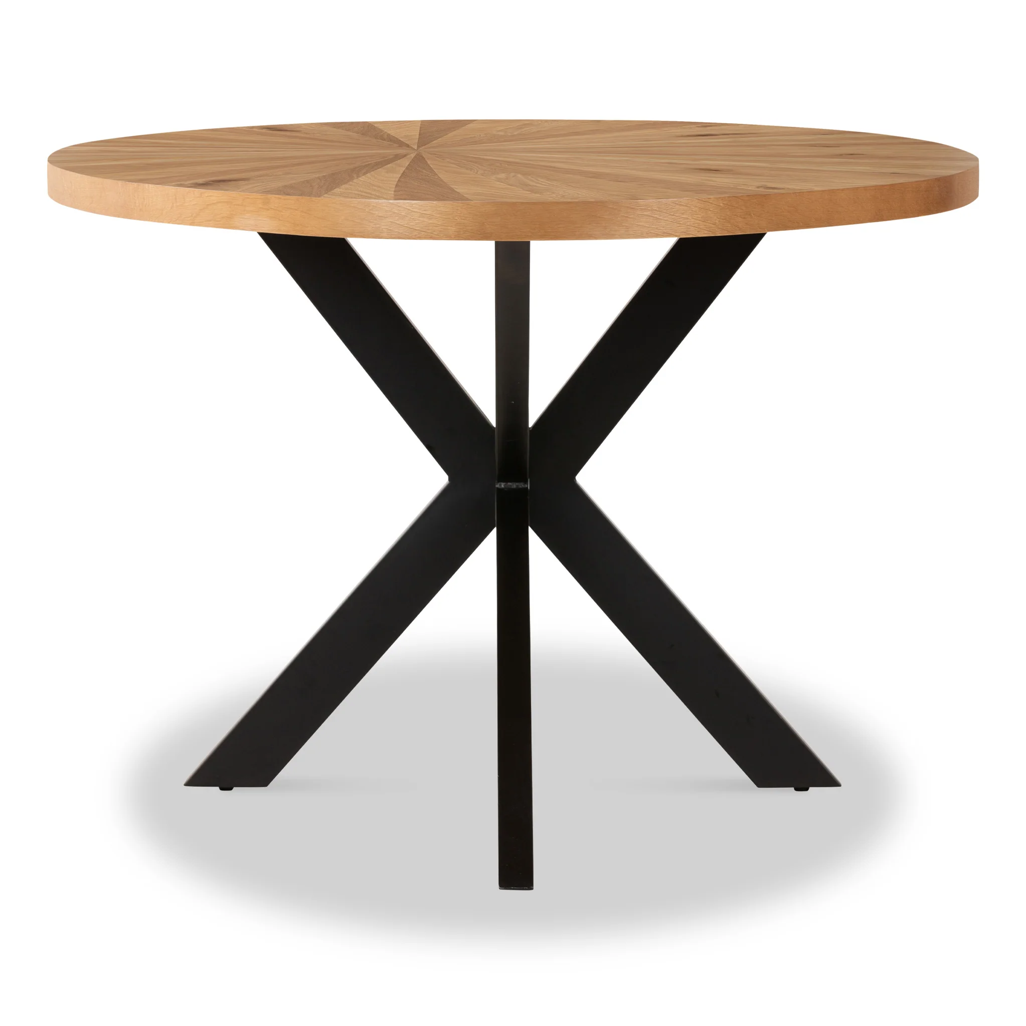 Sunburst Oak 180cm Ellipse Dining Table - Image 4