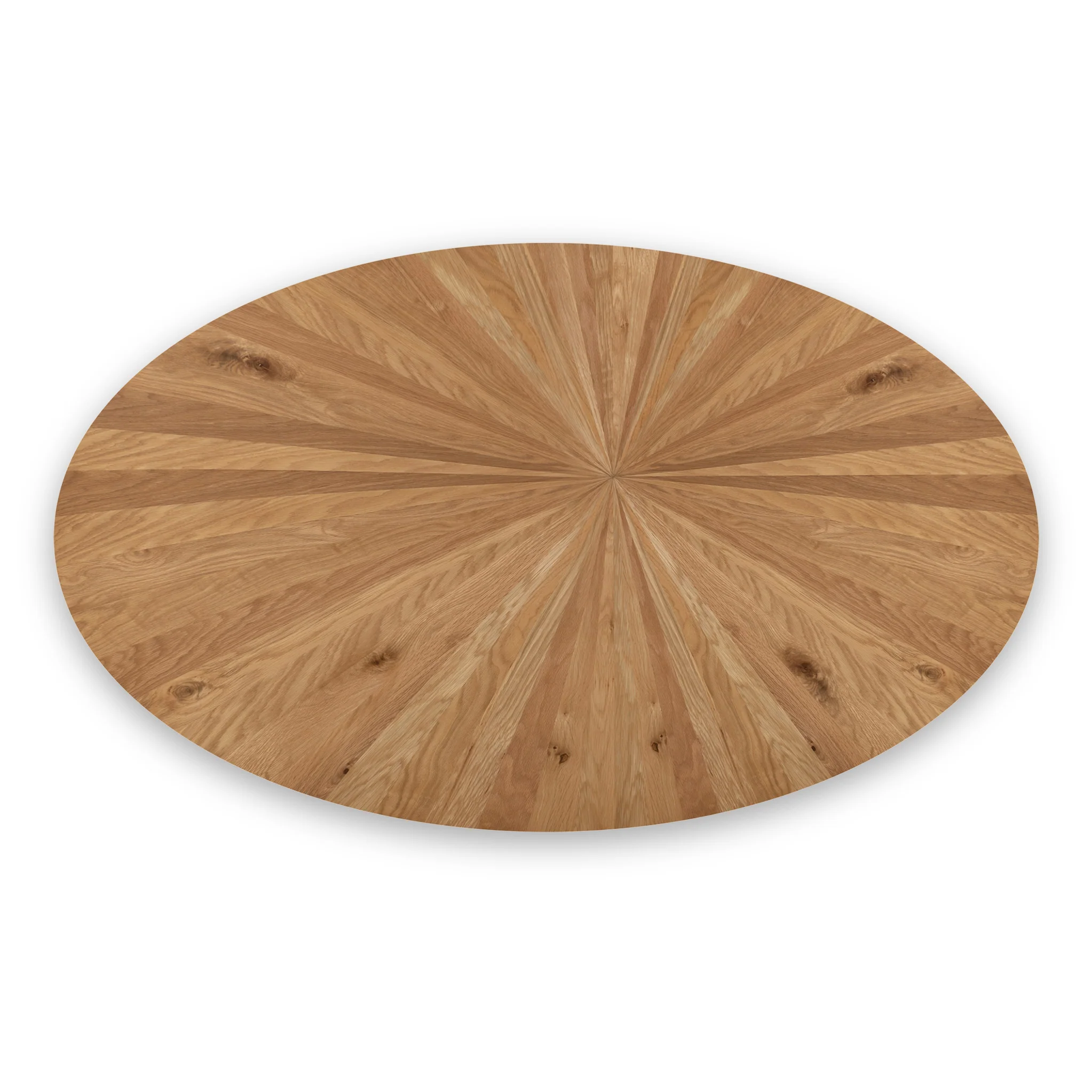 Sunburst Oak 180cm Ellipse Dining Table - Image 5