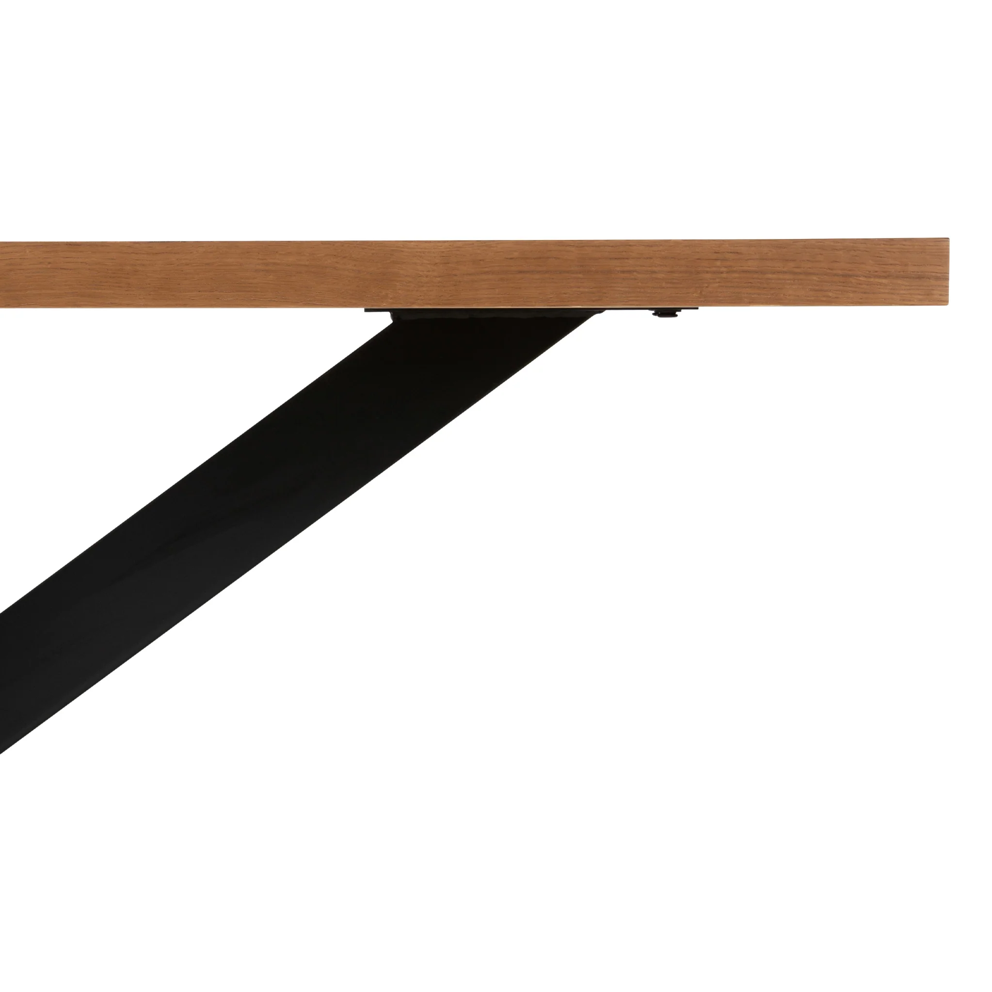Sunburst Oak 180cm Rectangular Dining Table - Image 4