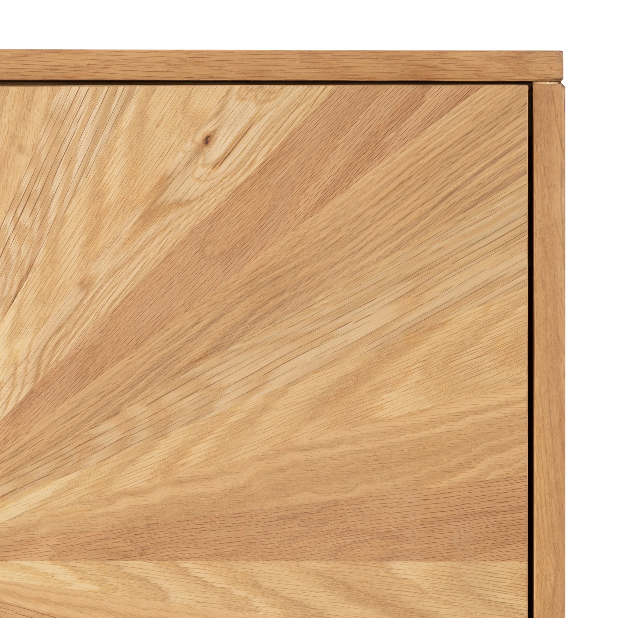 Sunburst Oak 2 Door Sideboard - Image 10
