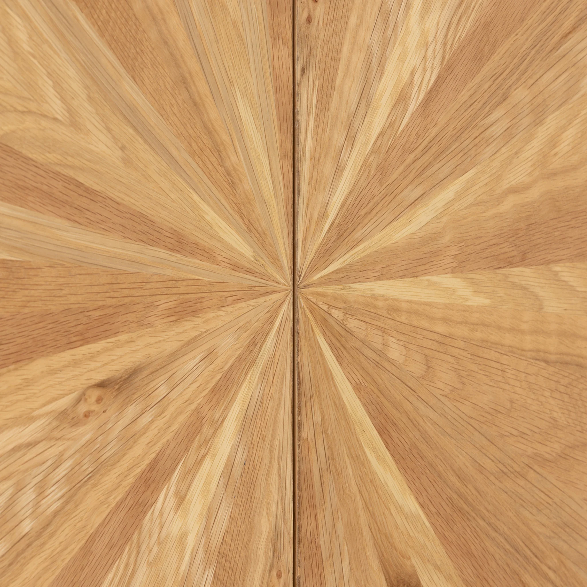 Sunburst Oak 2 Door Sideboard - Image 6