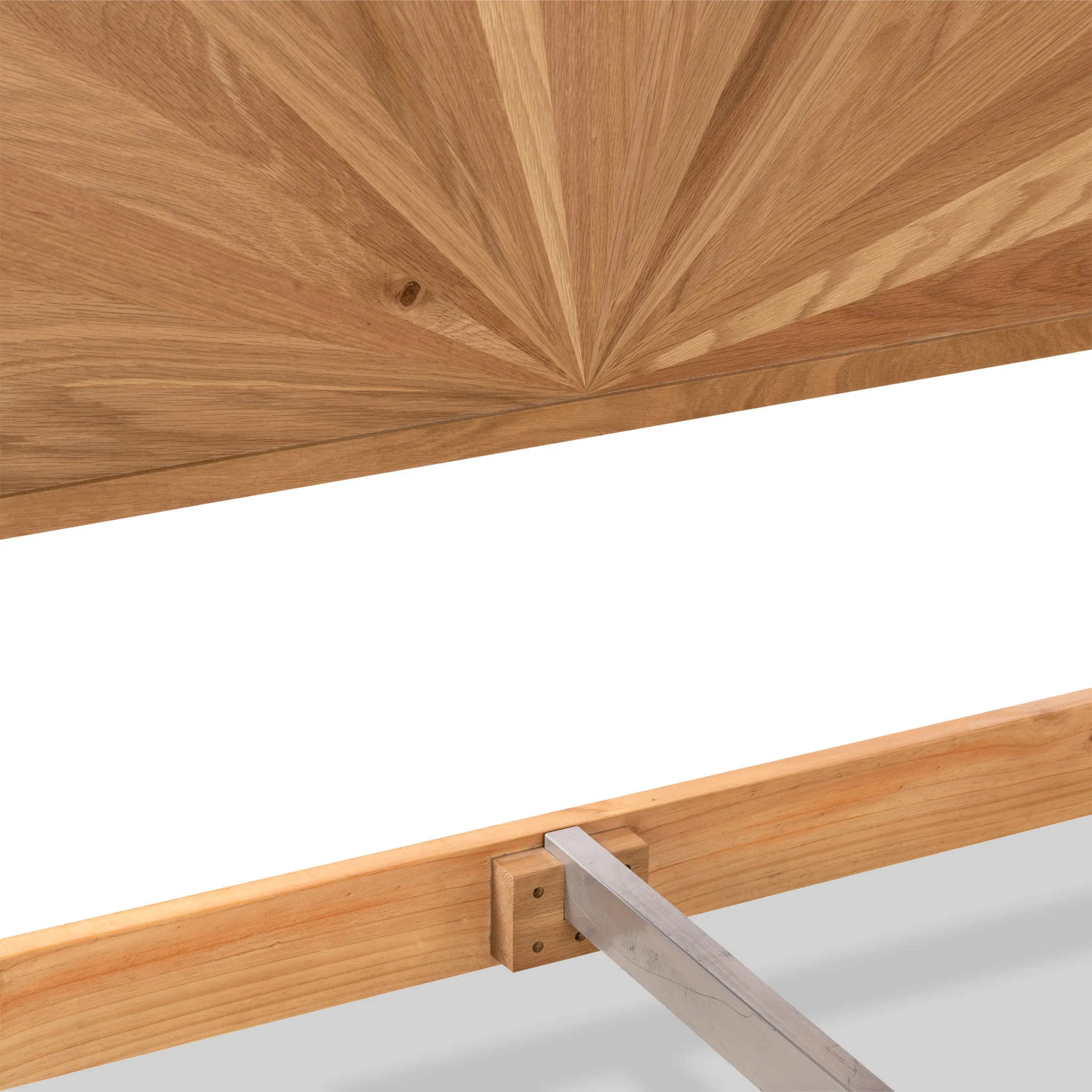 Sunburst Oak Bed Frame - Image 8