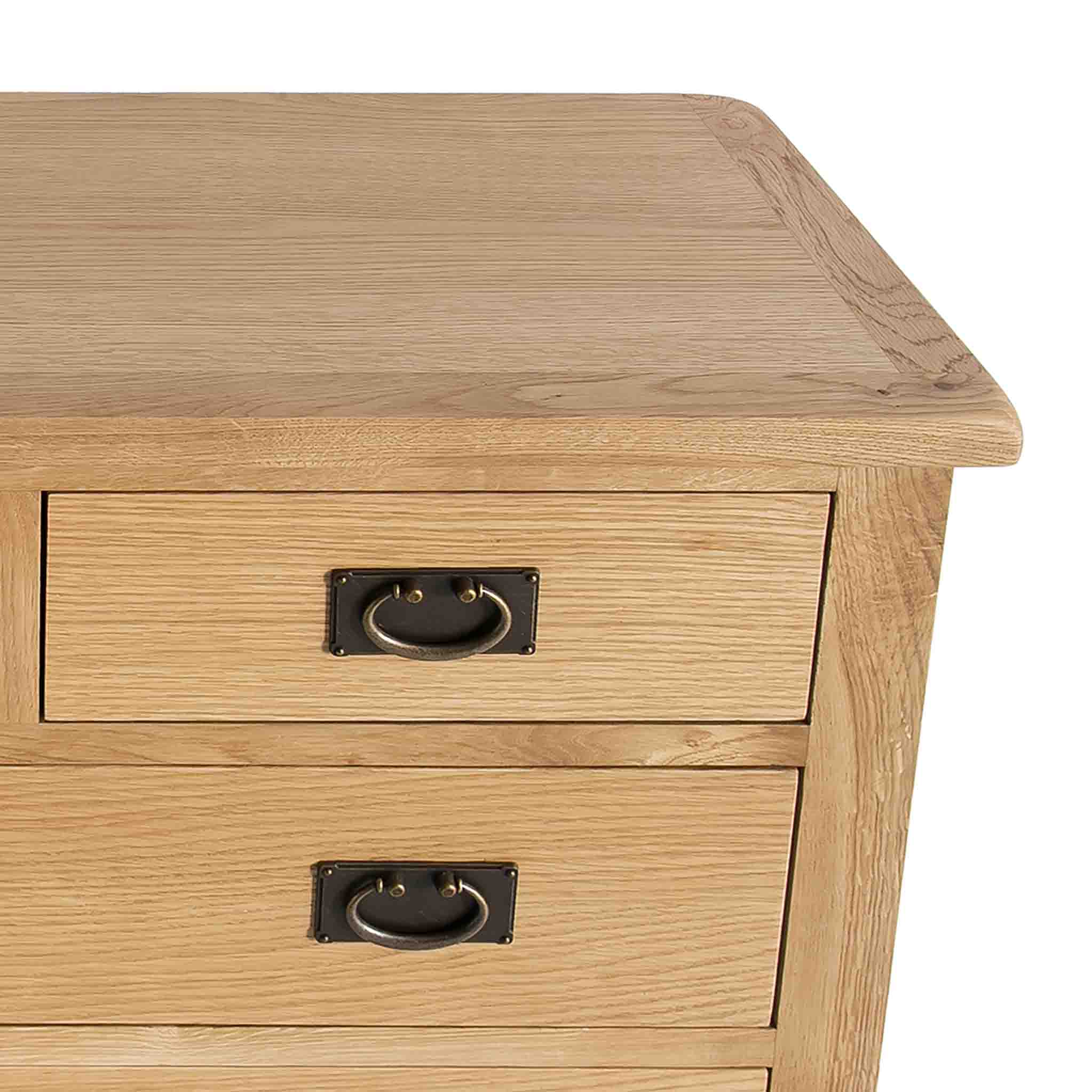 Surrey Oak 2 Over 3 Drawer Chest - Image 18