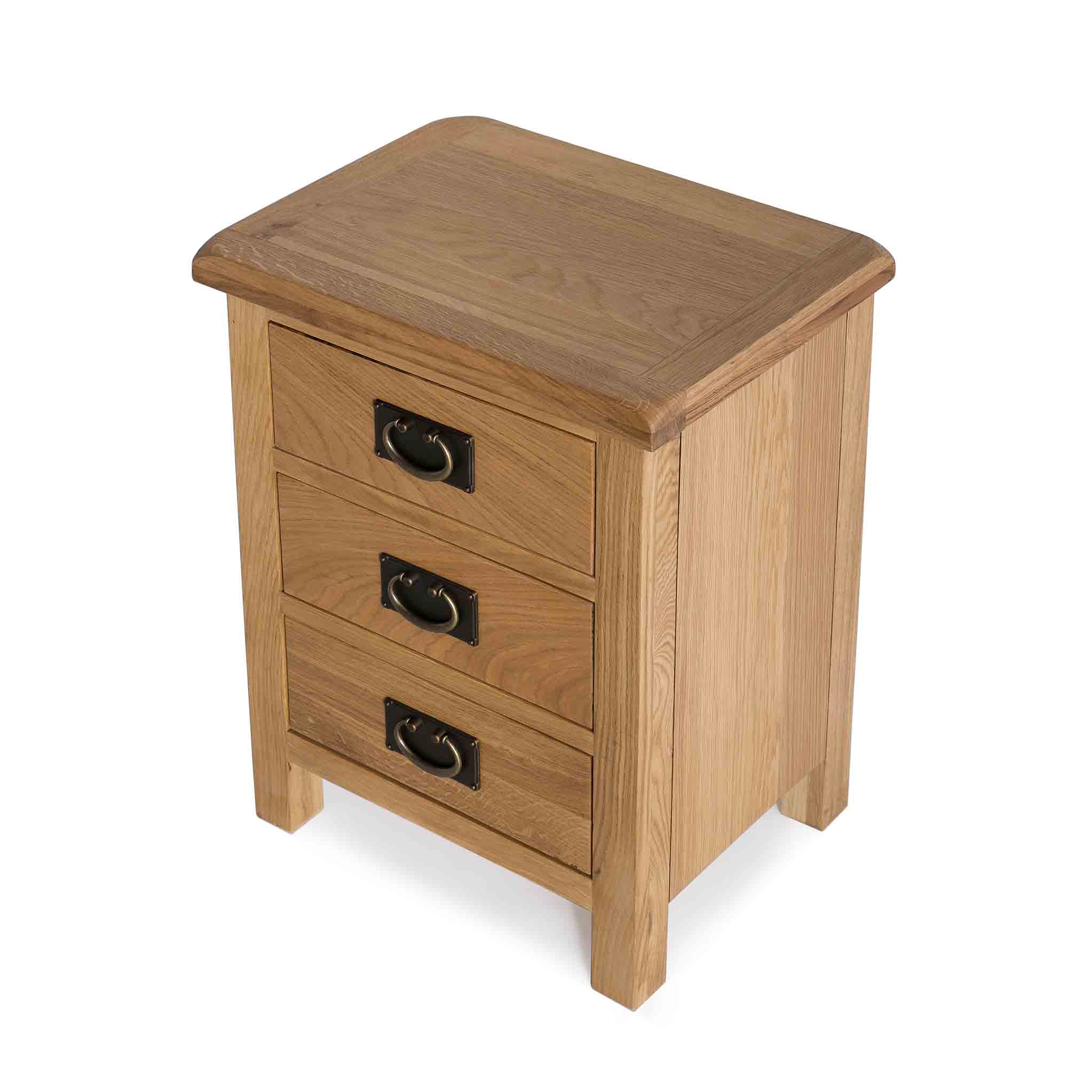 Surrey Oak Bedside Table - Image 4