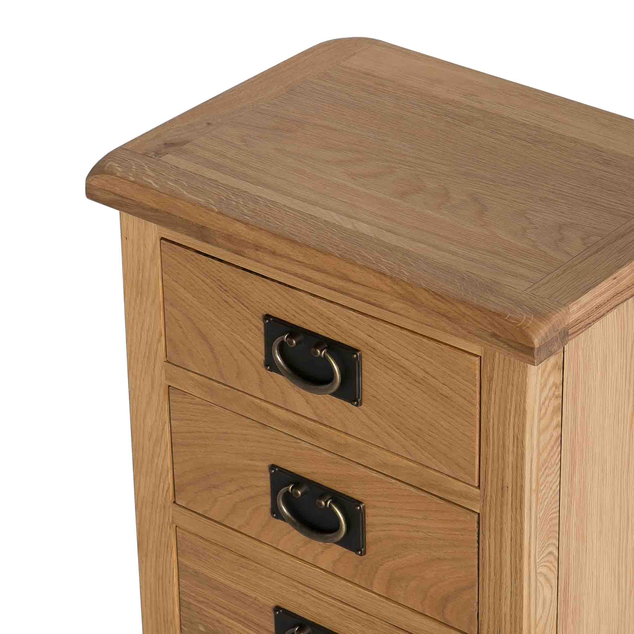 Surrey Oak Bedside Table - Image 5