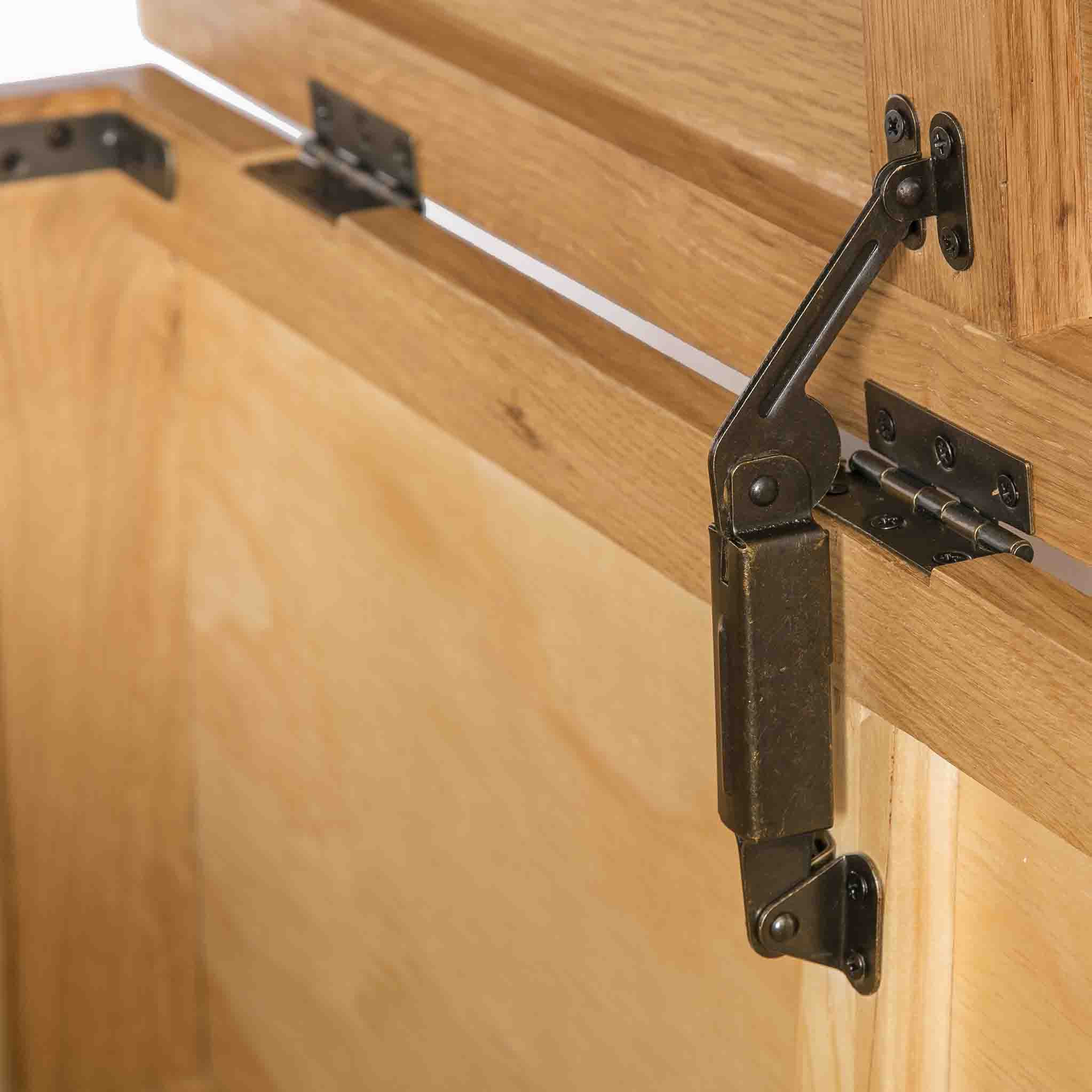 Surrey Oak Blanket Box - Image 16