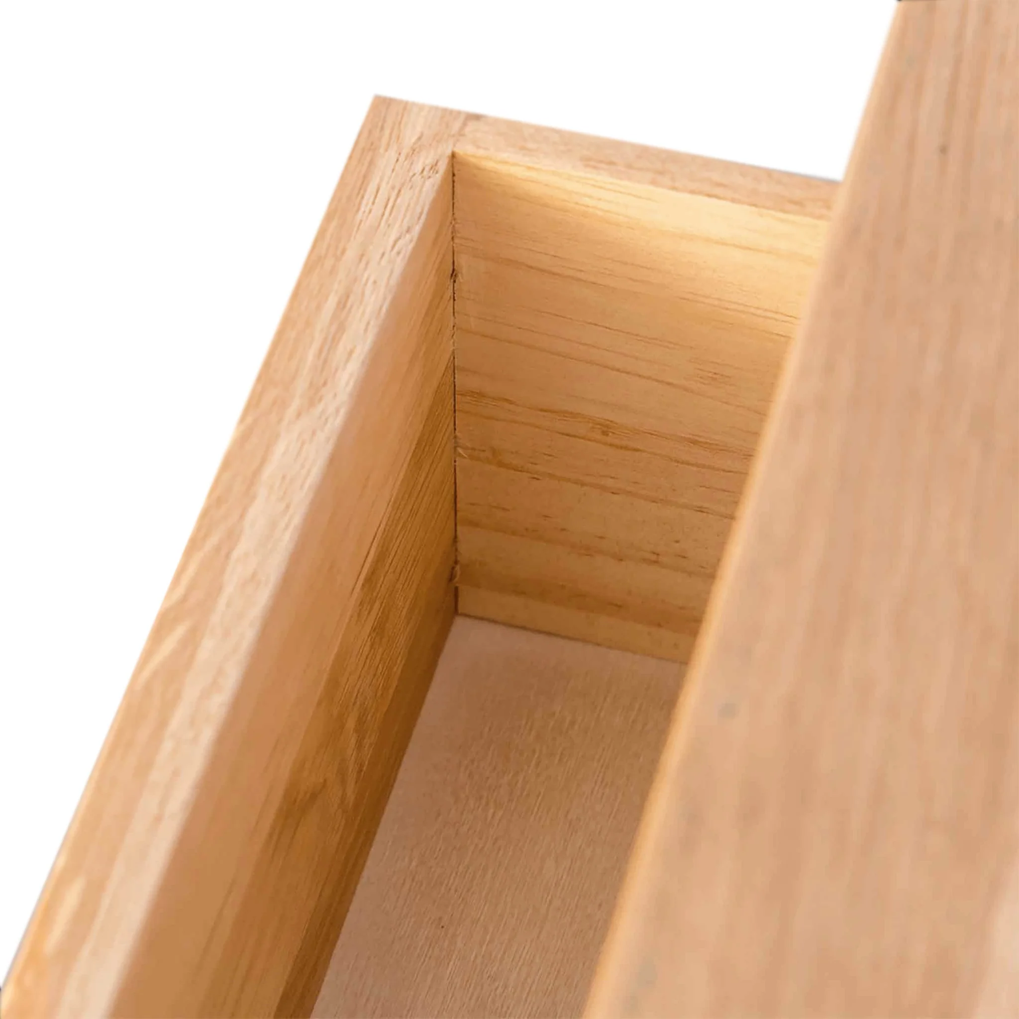 Surrey Oak Console Table with Baskets - Image 8