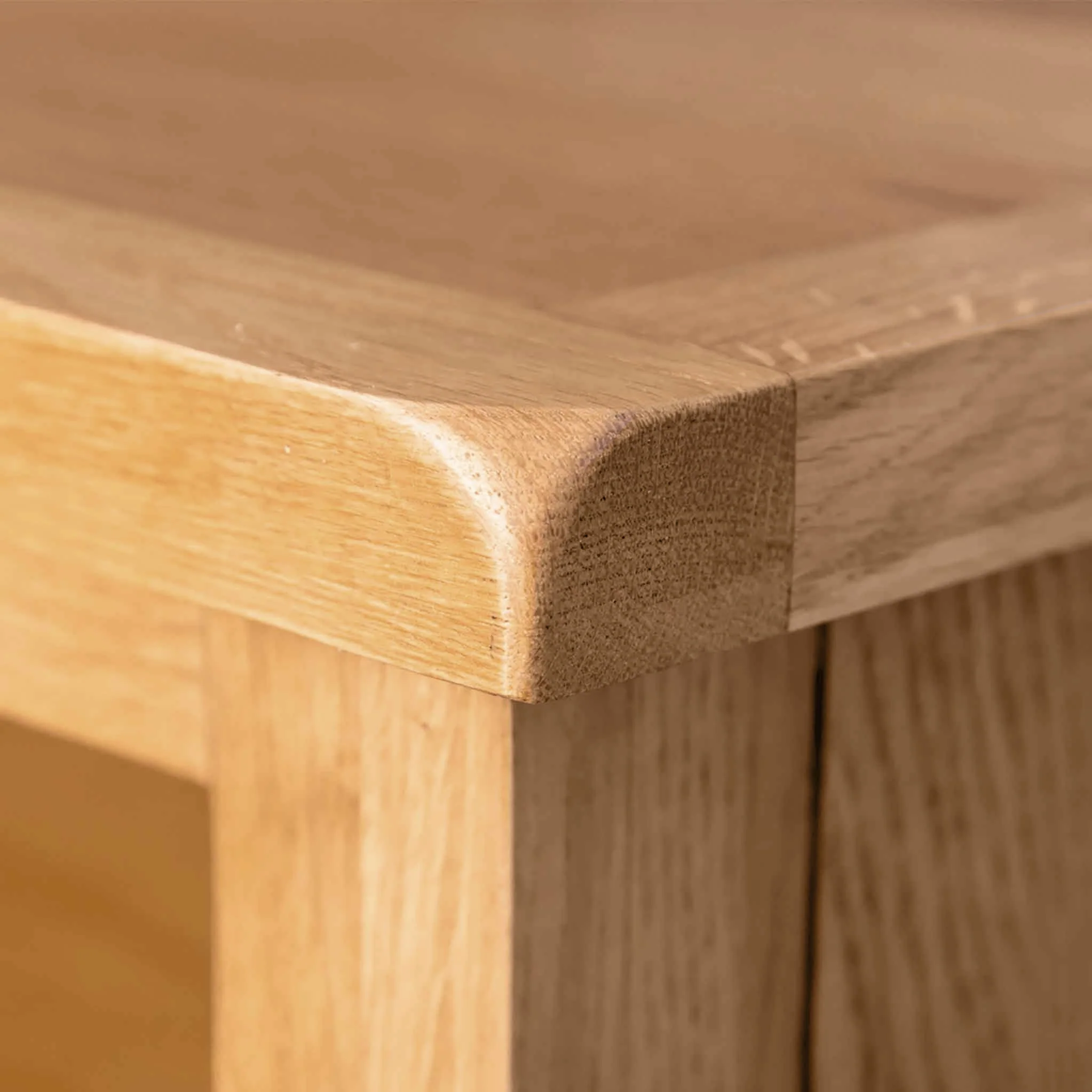 Surrey Oak Corner TV Stand - Image 10