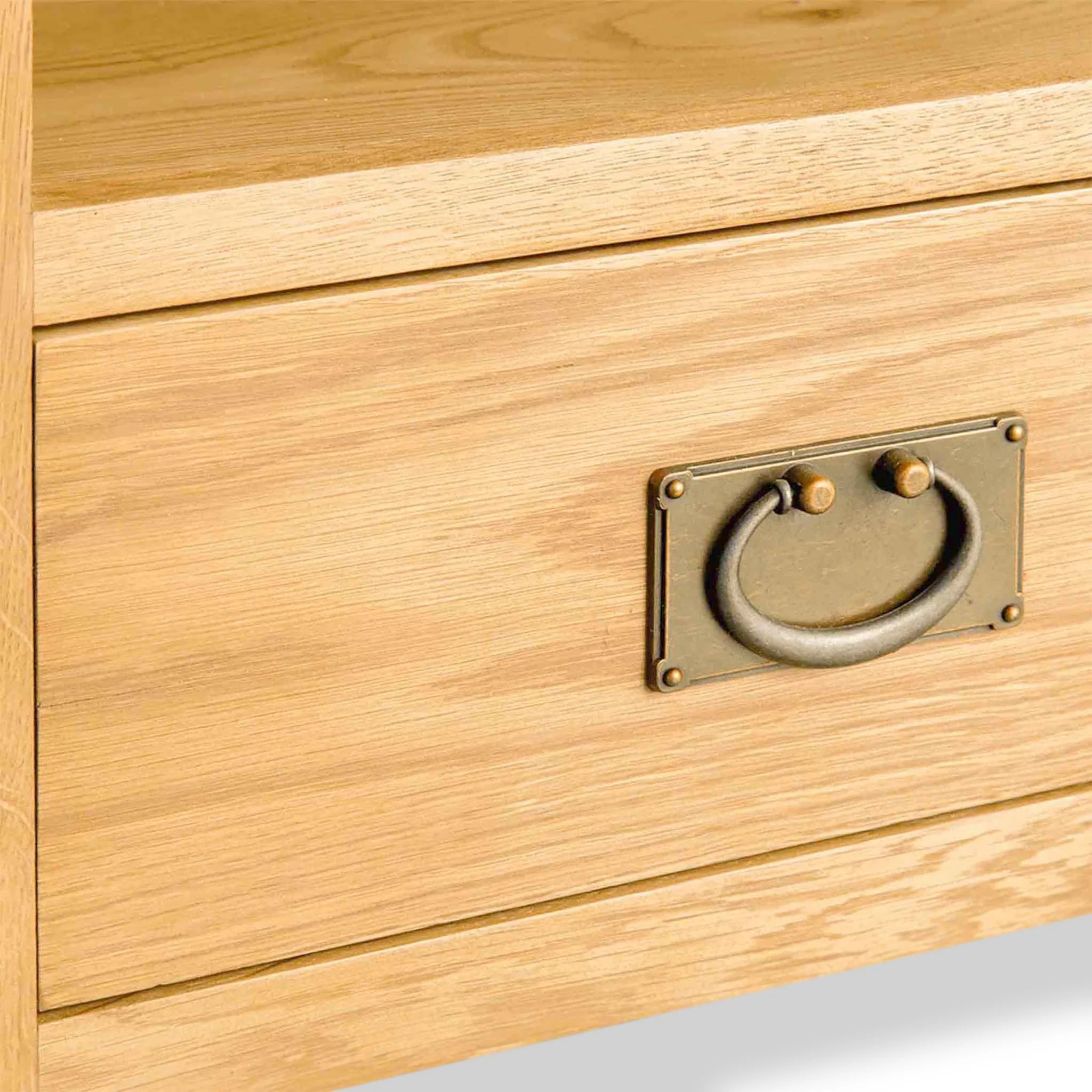 Surrey Oak Corner TV Stand - Image 7