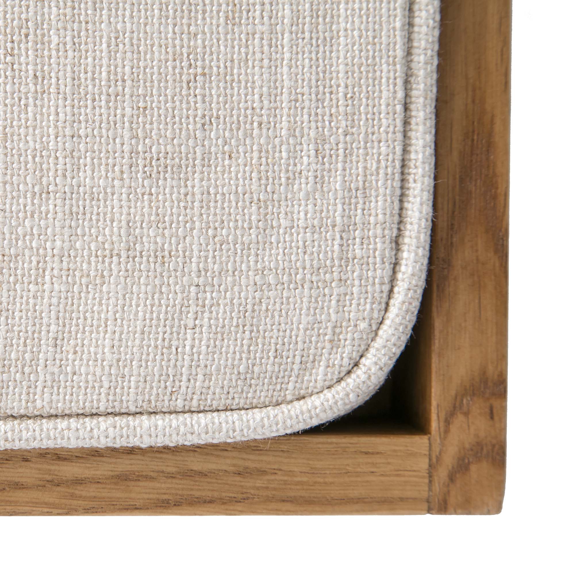 Surrey Oak Hall Bench with Baskets - Image 10
